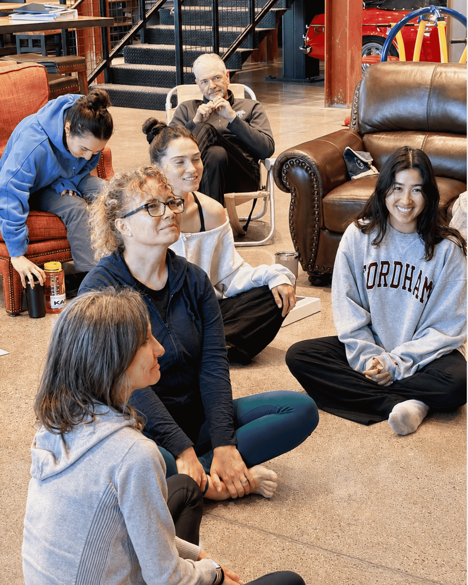 A group of 200-hour yoga teacher training students from yoga pod tucson.