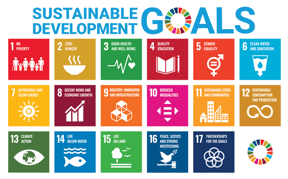 Graphic of the 17 SDGs.