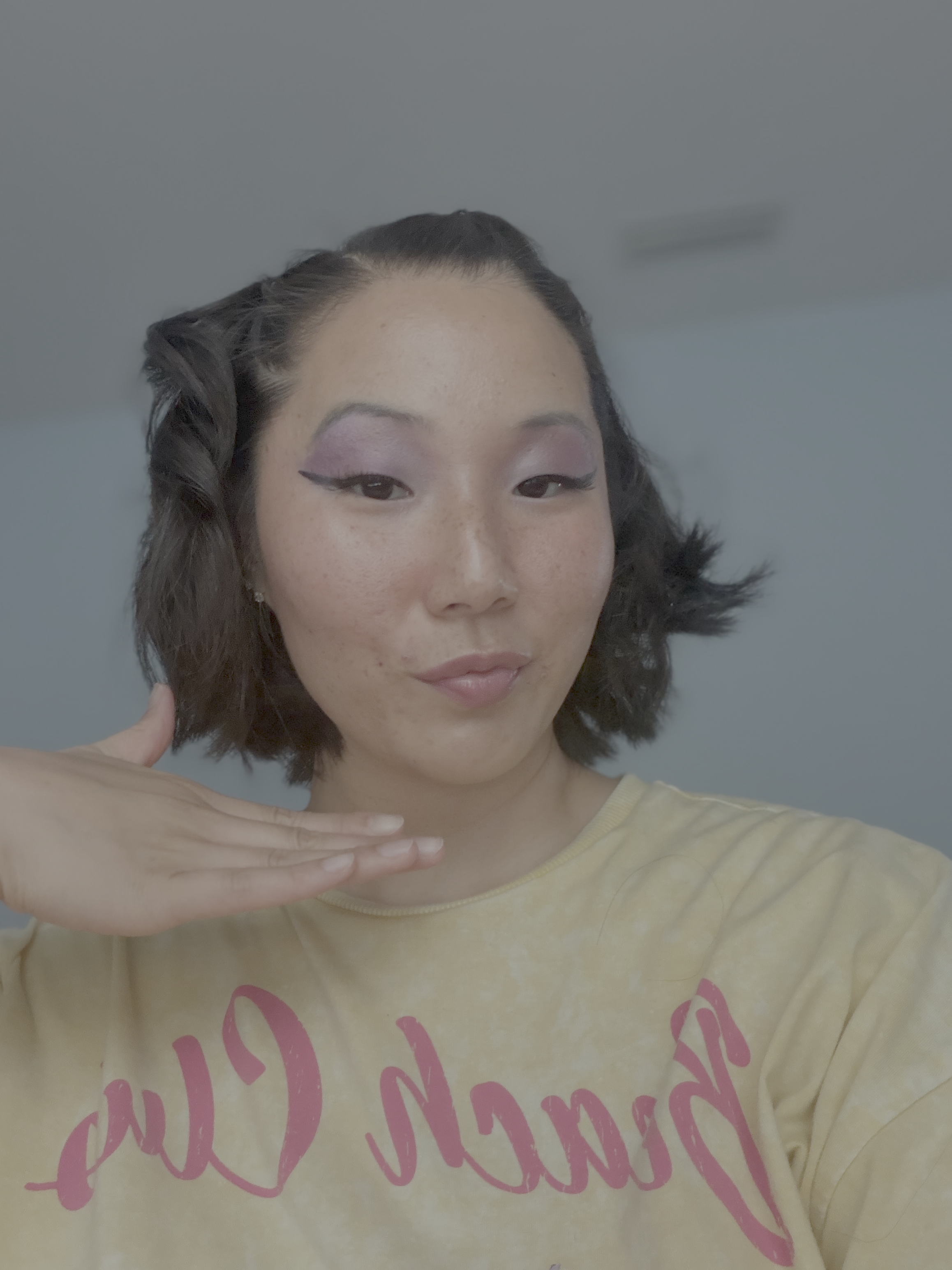 Purple glam… On a budget!