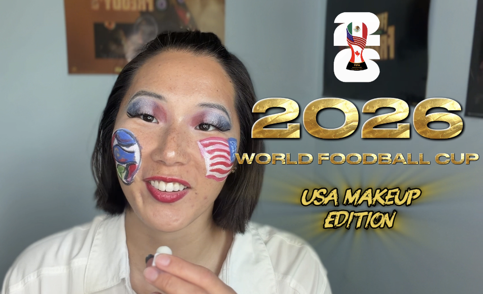Ready, Set, Glam! 🇺🇸 FIFA World Cup Makeup Look