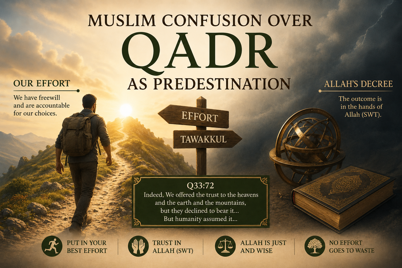 Muslim Confusion over “Qadr” as Predestination