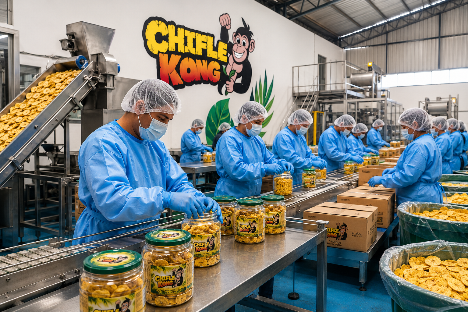 Chifle Kong factory from Ecuador