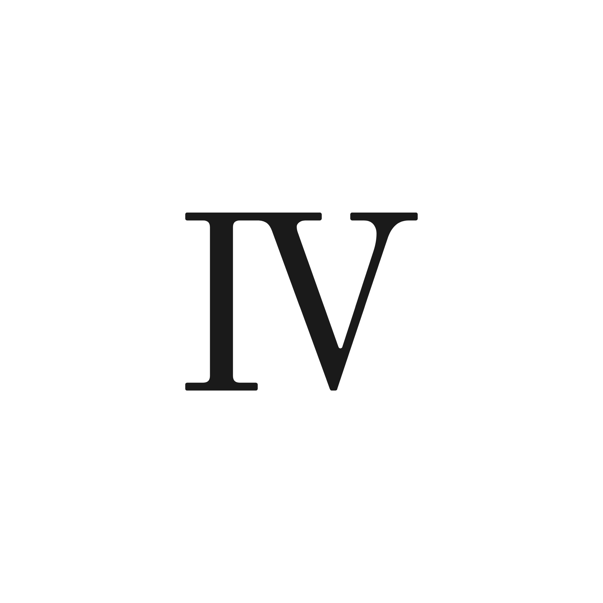 Geometric drawing of an outline square with sections divided by vertical, horizontal, and diagonal lines.