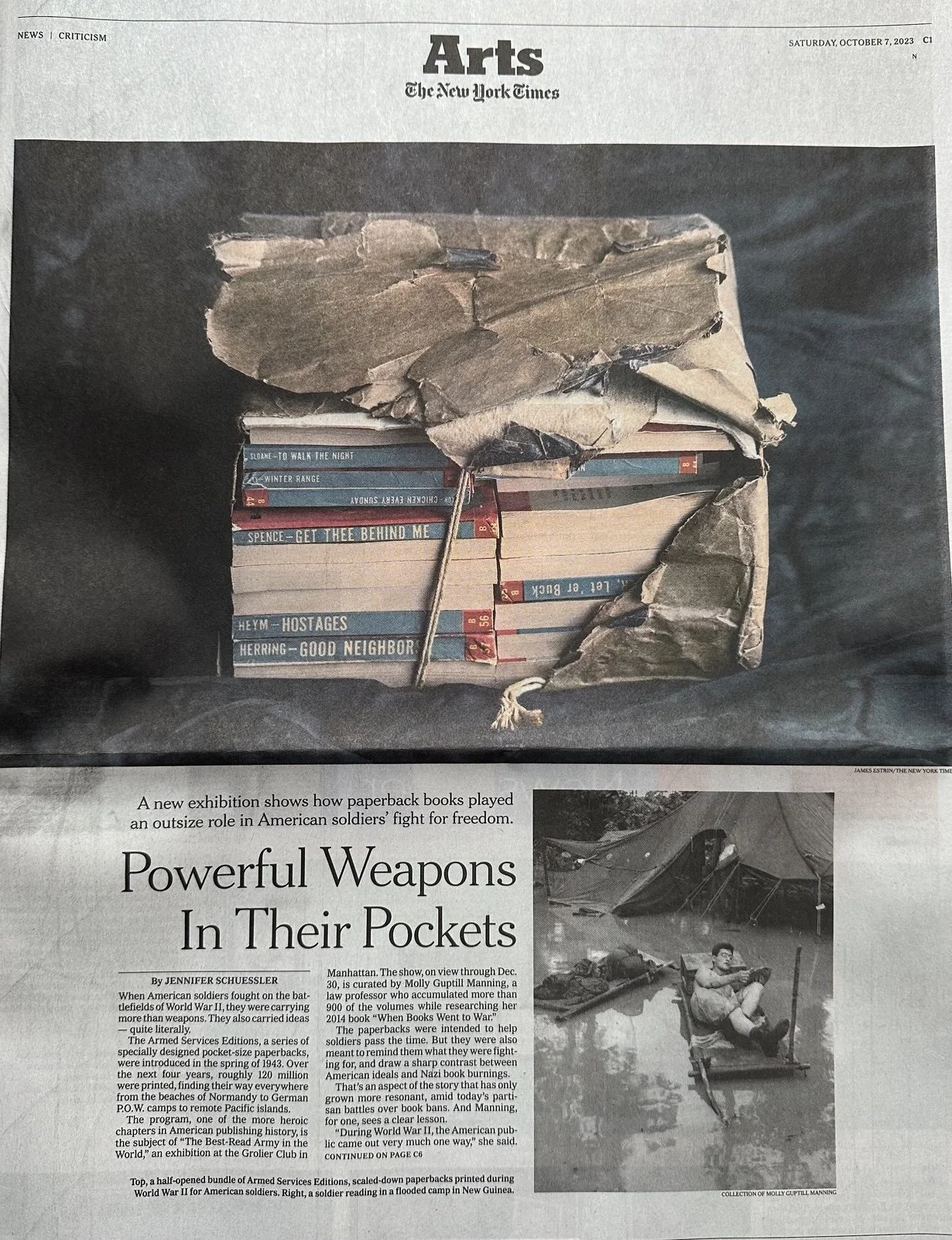 New York Times article on The Best Read Army in the World
