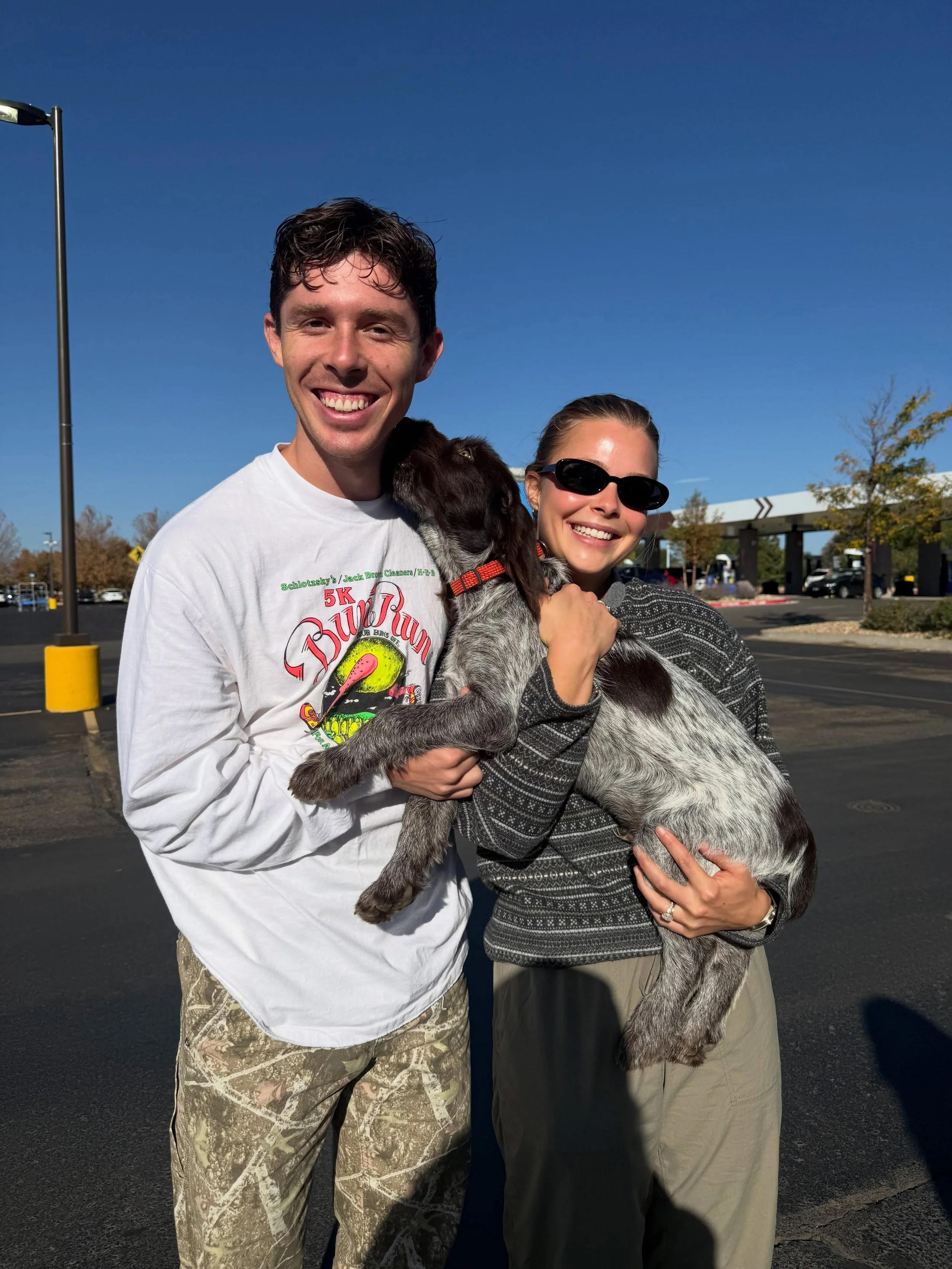 Huge congratulations and thank you to Alex and Gabby who drove all the way from Oklahoma to get Harry! He fell in the love the moment they picked him up! And we are so happy for this awesome couple! 

And with that, it&rsquo;s a wrap folks! All griff