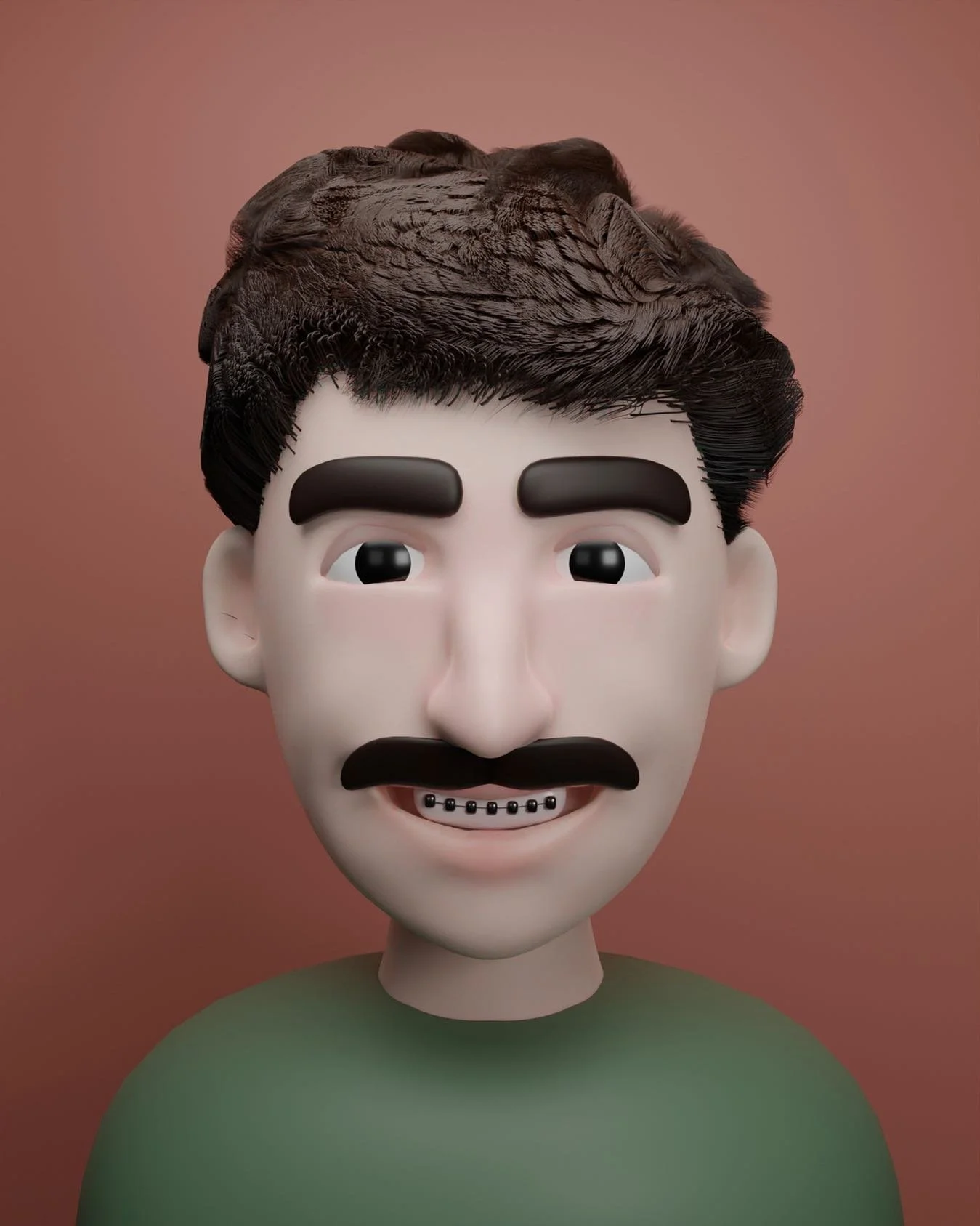 Messy hair don&rsquo;t care! It&rsquo;s me! 

#selfportrait #d #blender #dart #blendercommunity #dmodeling #art #blenderrender #render #digitalart #dartist #blenderart #b #dmodel #animation #cgi #blendercycles #drender #design #danimation #rendering 