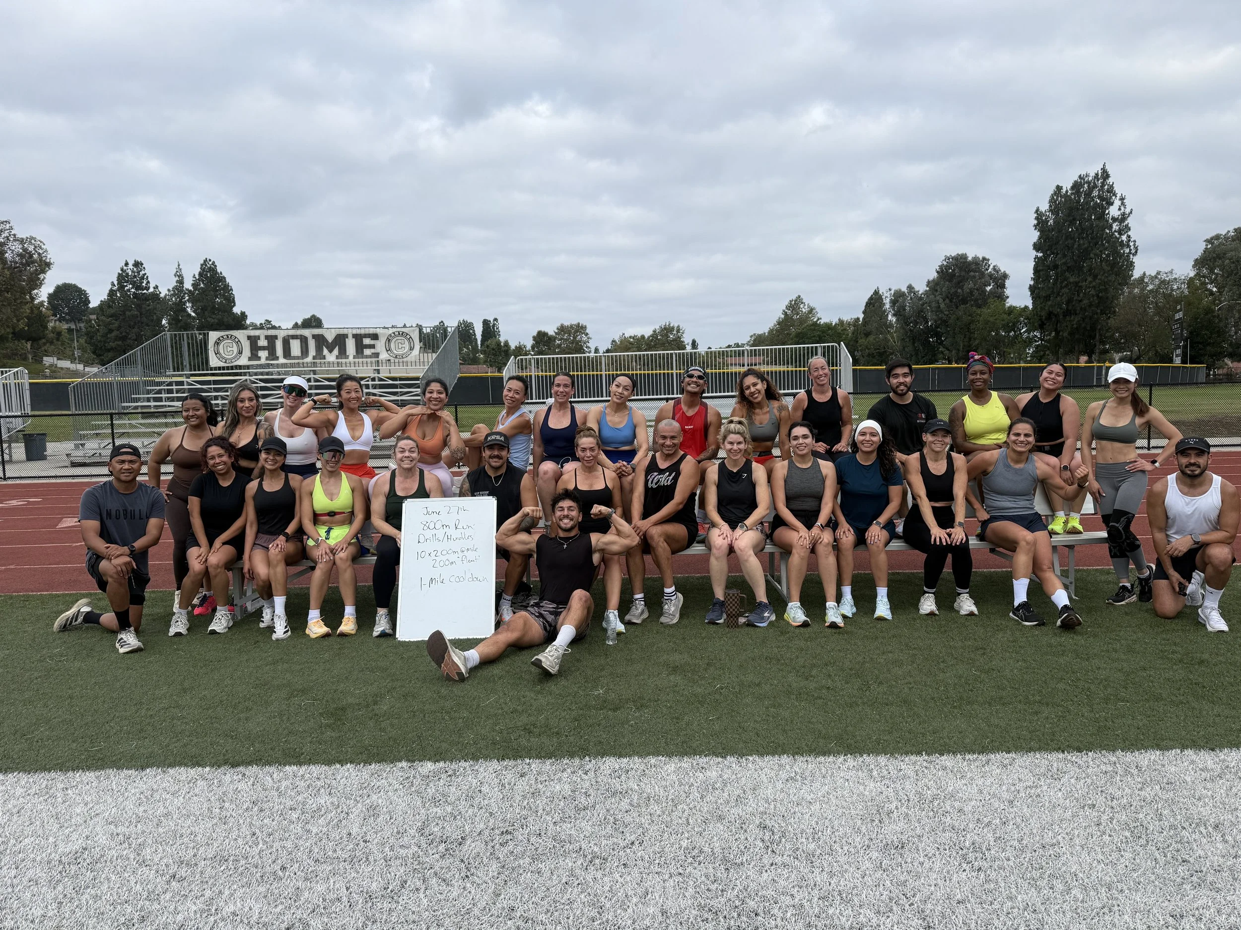 SATURDAYS 6:30am (track workouts)