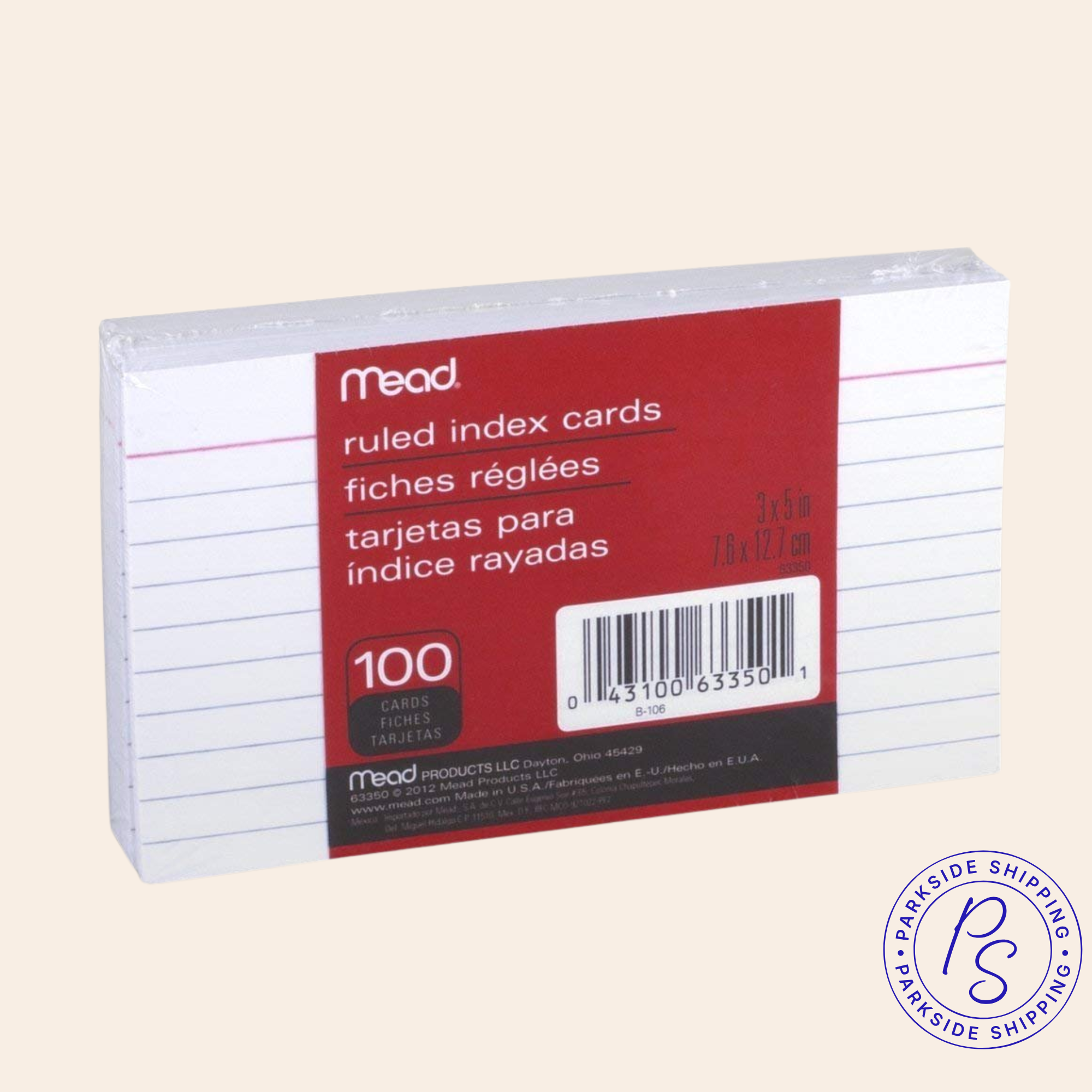 Index Cards, Lined