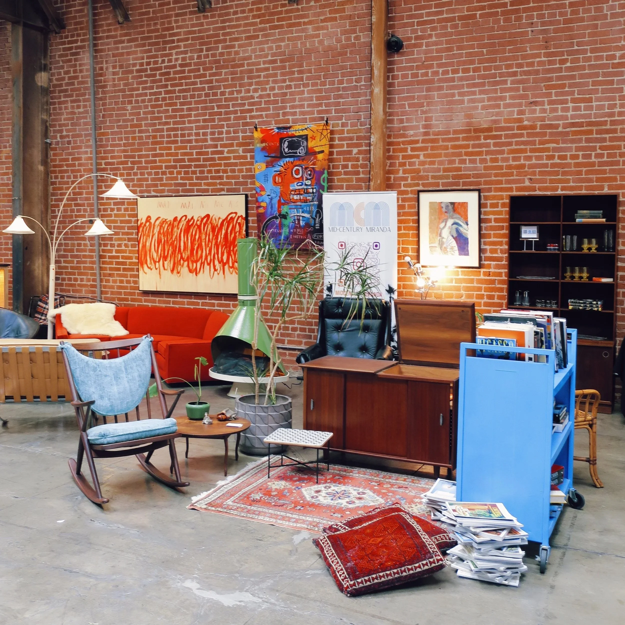 An incredible display of mid century furniture provided by Mid Century Miranda 