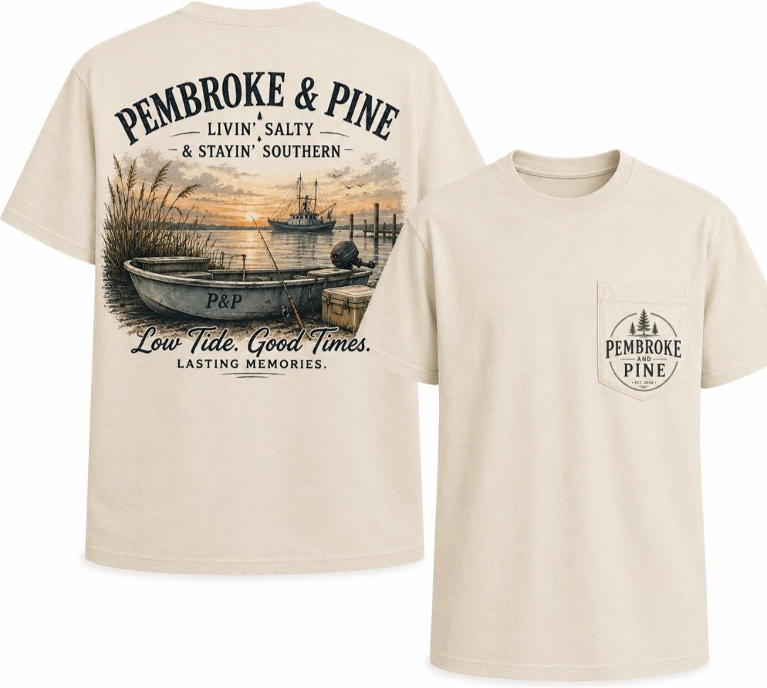 Pembroke & Pine Low Tide. Good Times. Tee