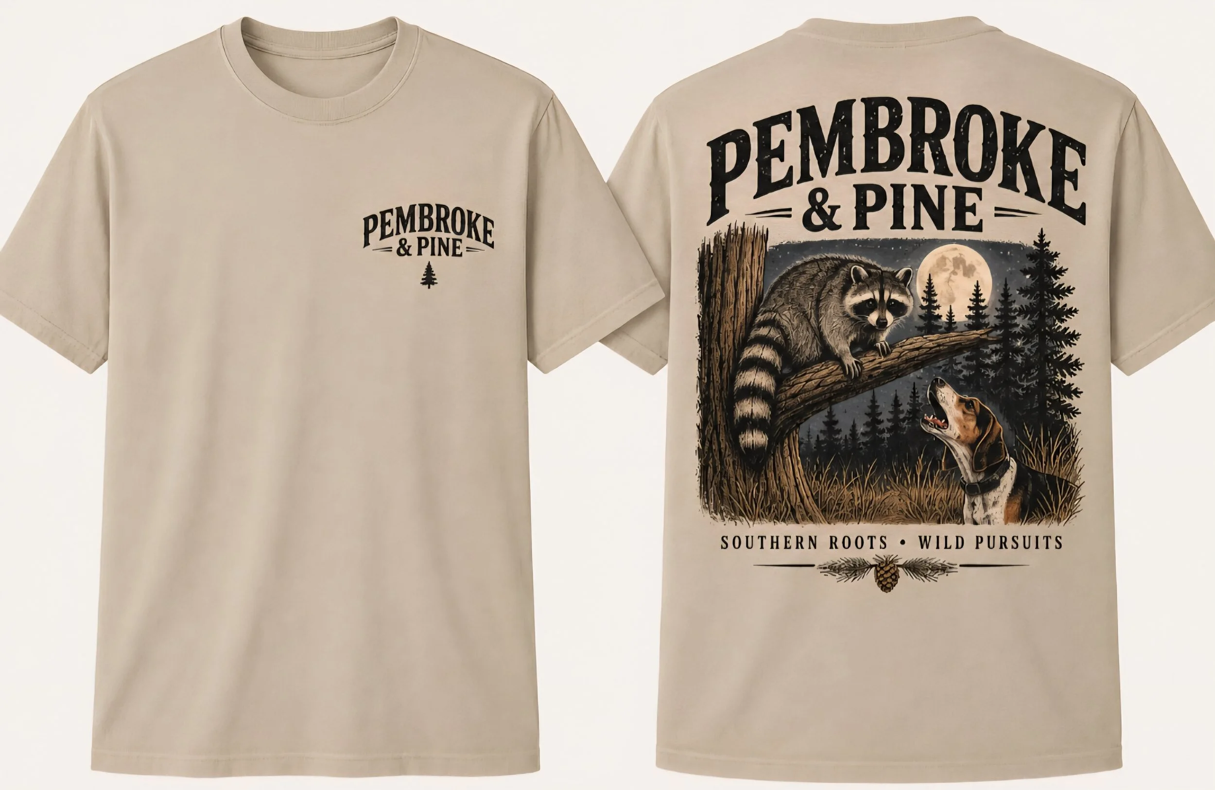 Pembroke & Pine Southern Roots, Wild Pursuits Tee