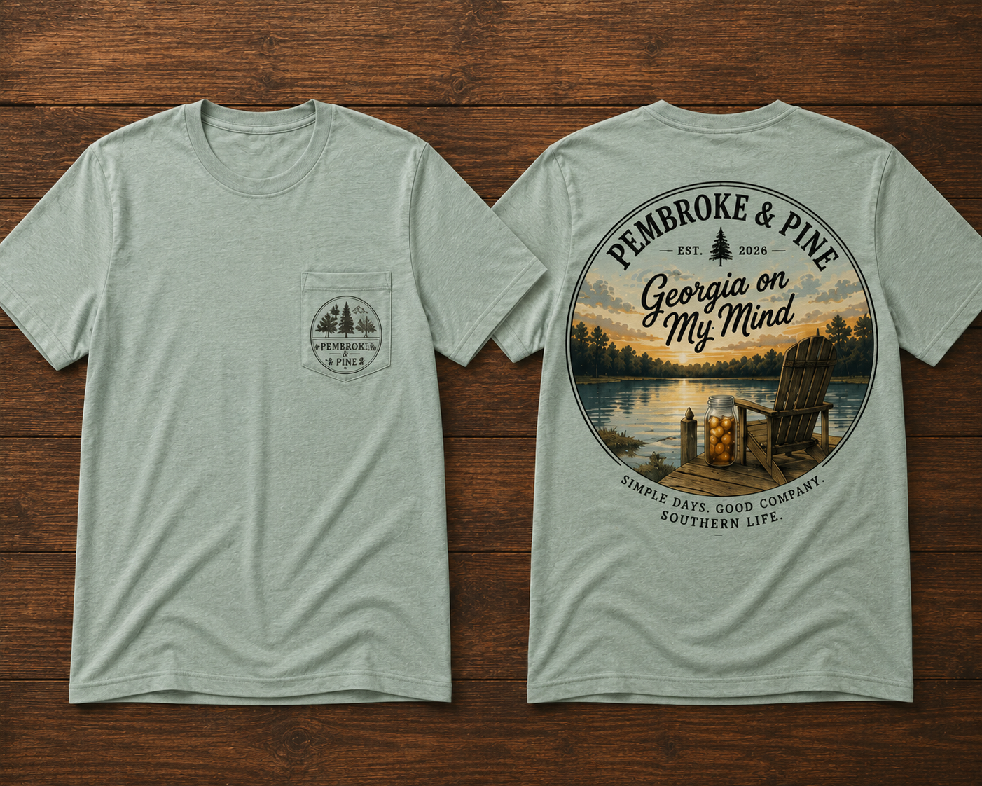 Pembroke & Pine Georgia on My Mind Tee