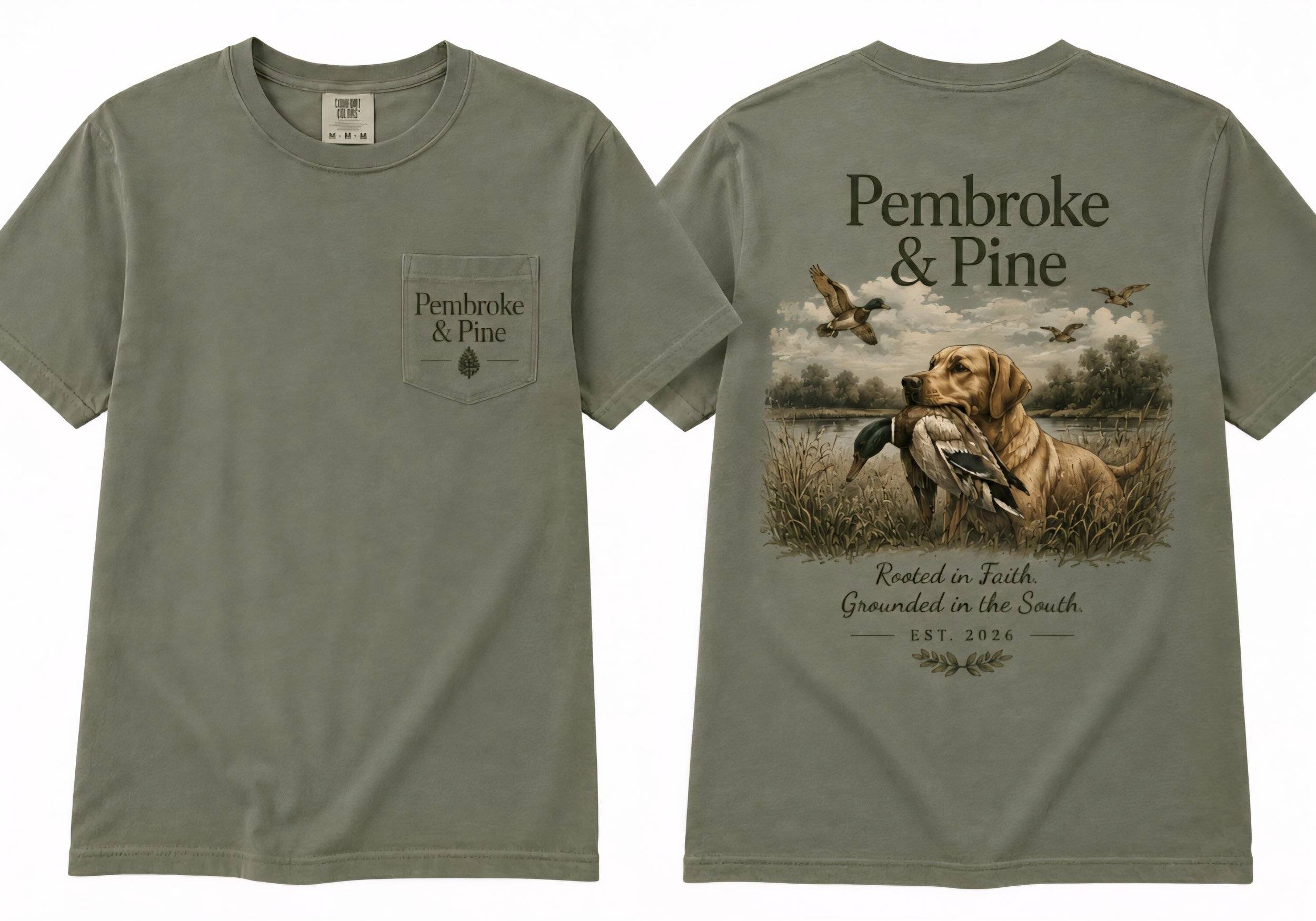 Pembroke & Pine Duck Hunt Heritage Tee