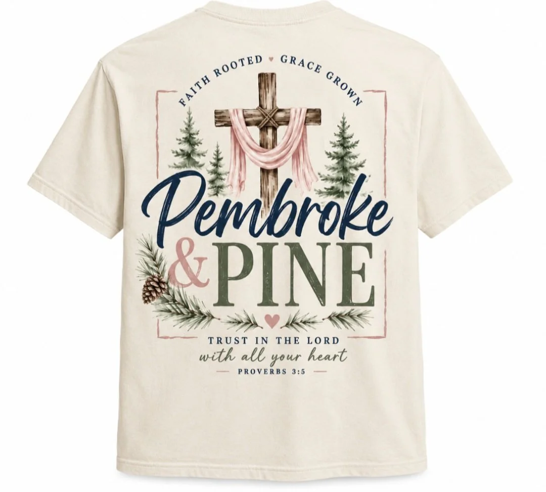 Pembroke & Pine Proverbs 3:5 Faith Tee