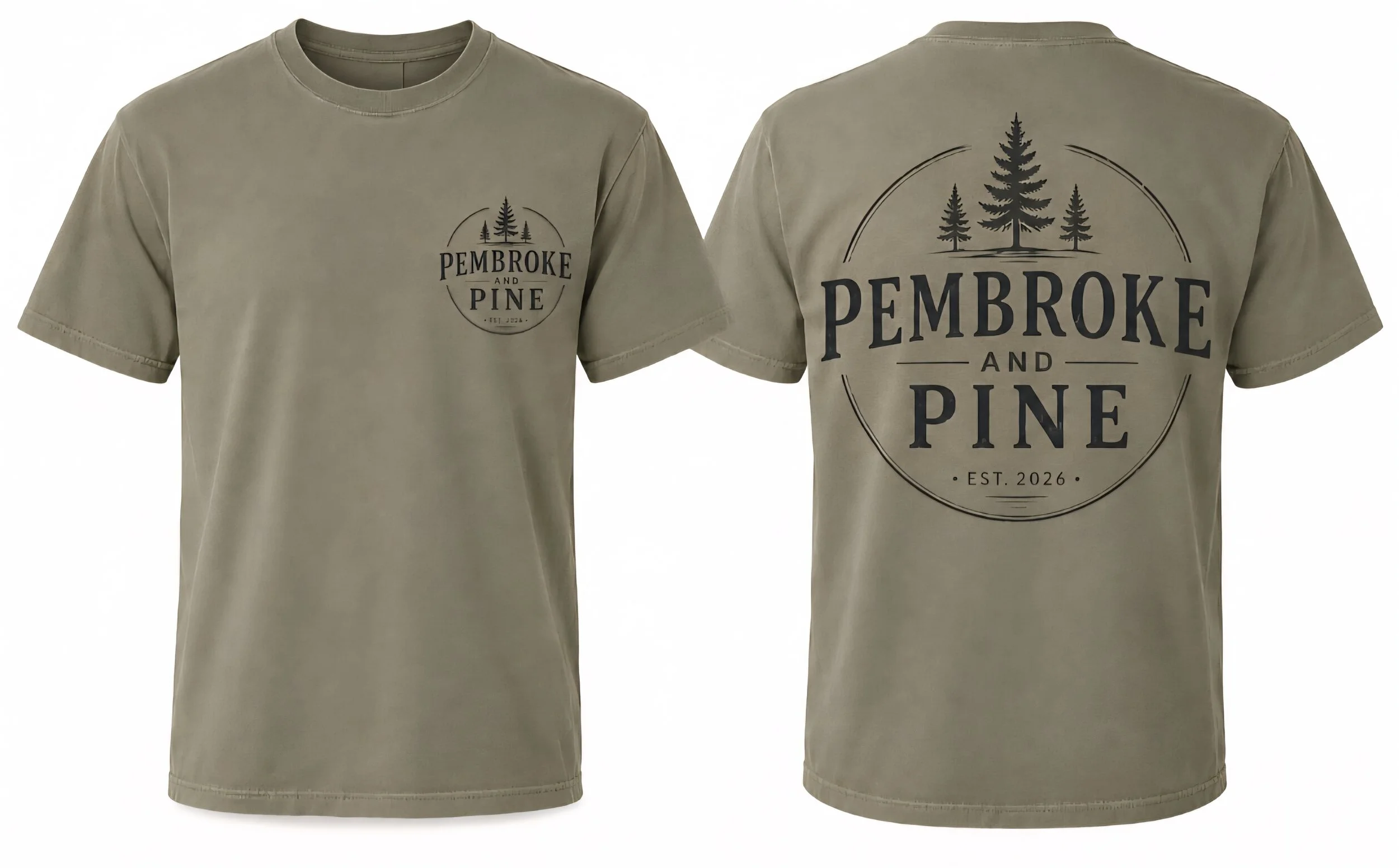 Pembroke & Pine Southern Roots Logo Tee