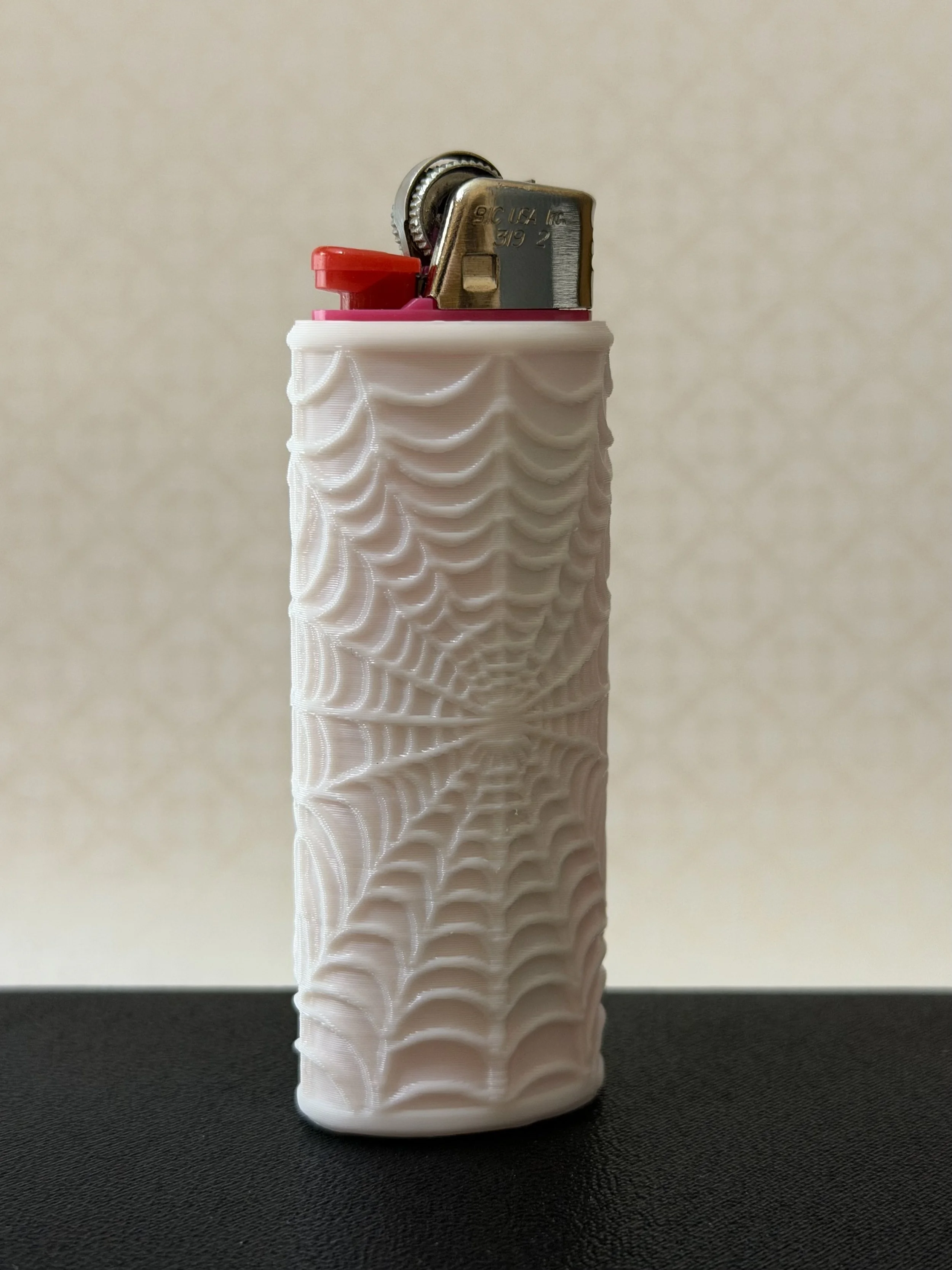 Spiderweb Textured Lighter Case