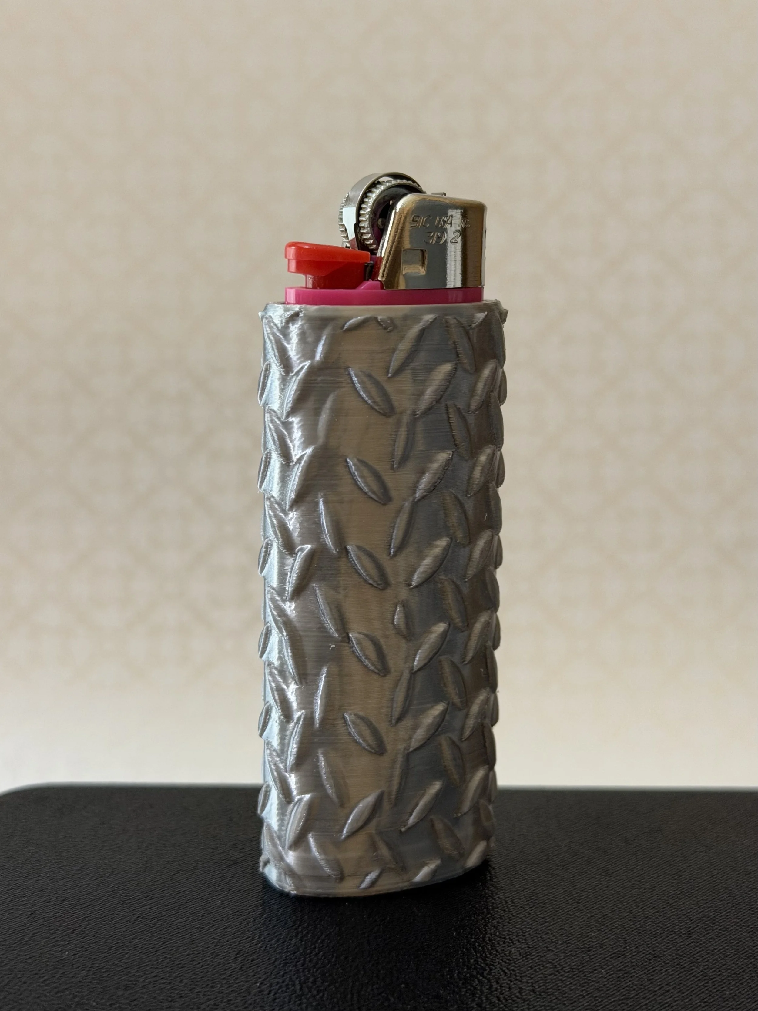 Diamond Plate Lighter Case