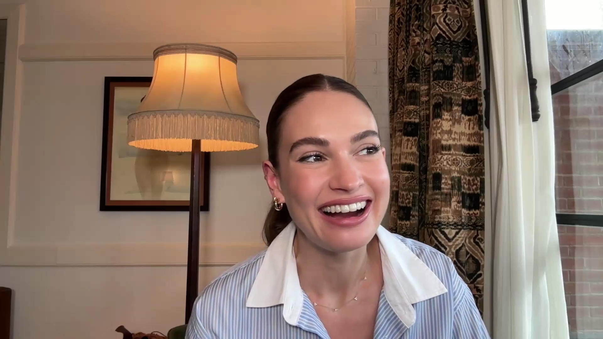 Lily James on Telling the Story of Bumble With Swiped