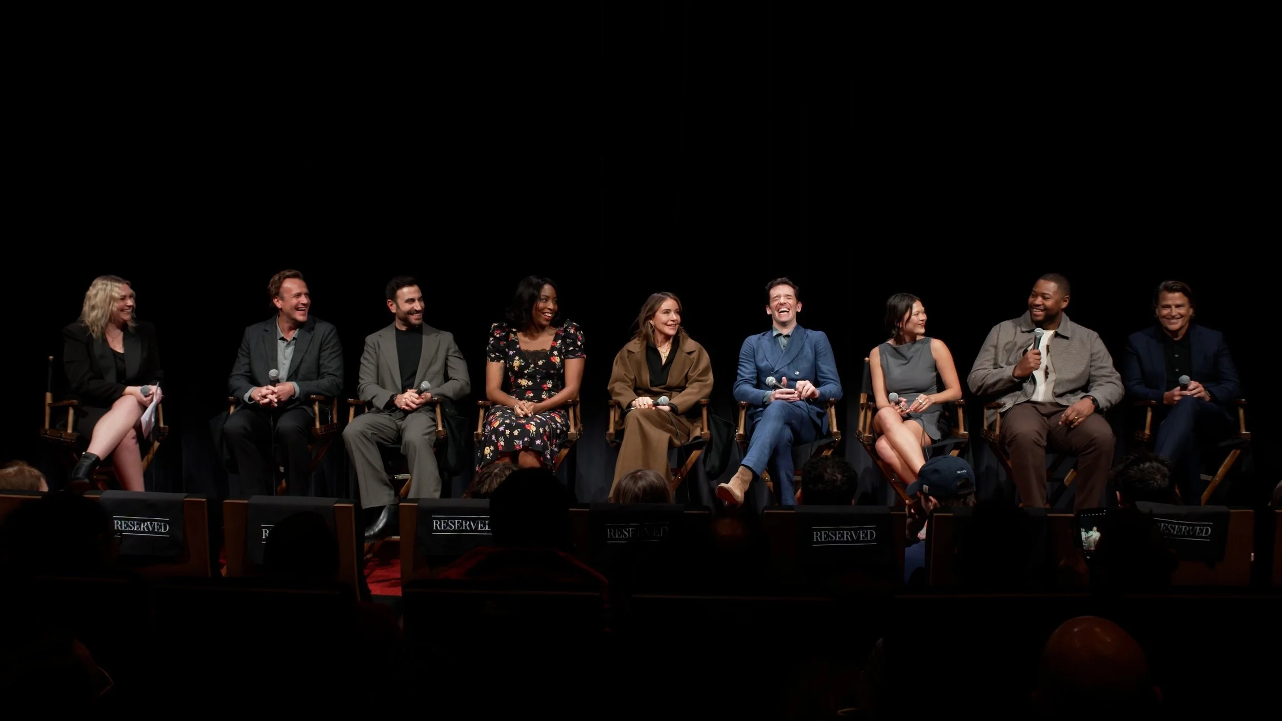 Jason Segal, Brett Goldstein and the cast of Shrinking on grief and humor