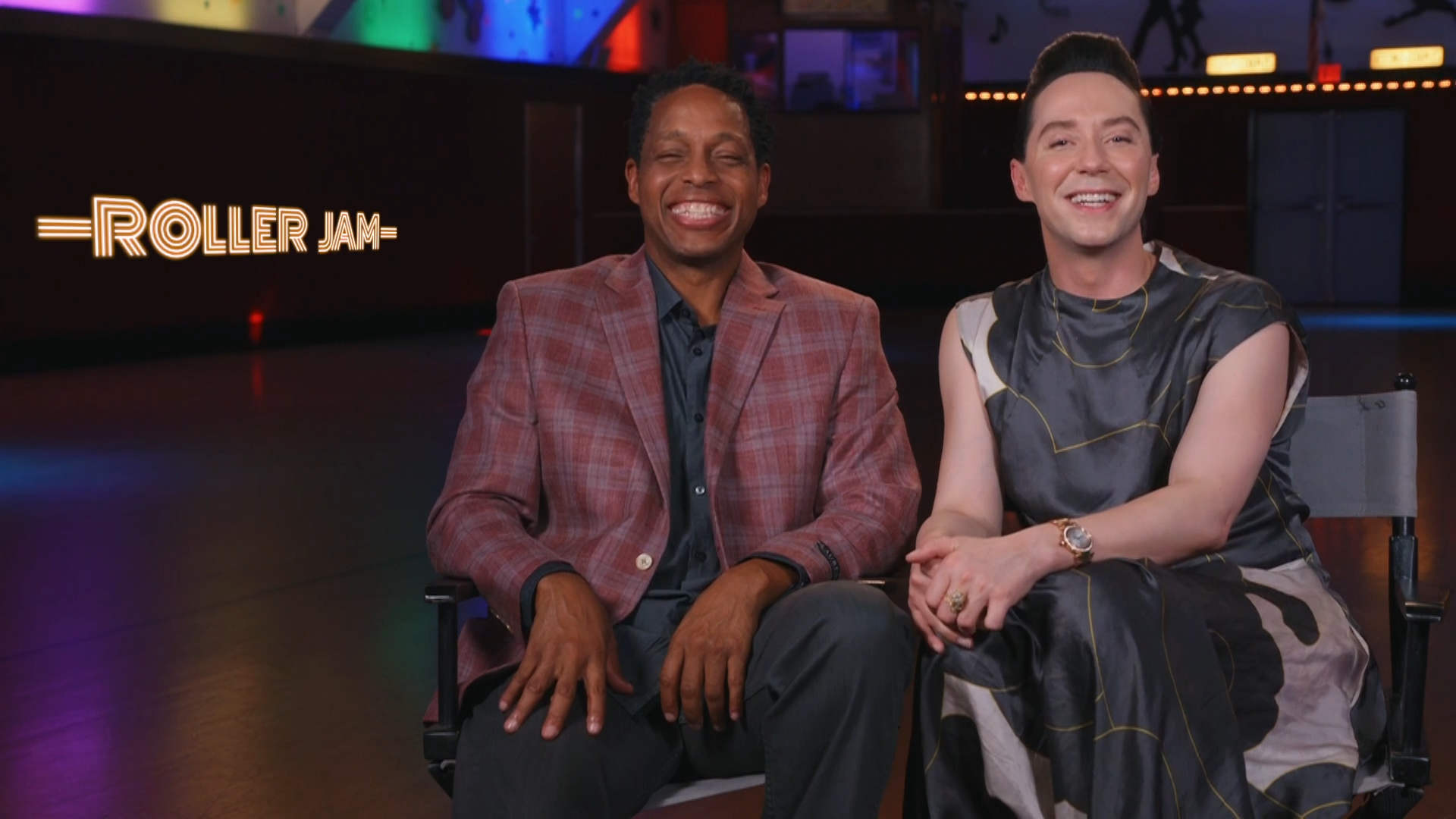 Johnny Weir &amp; Terrell Ferguson talk being competition judges on Roller Jam