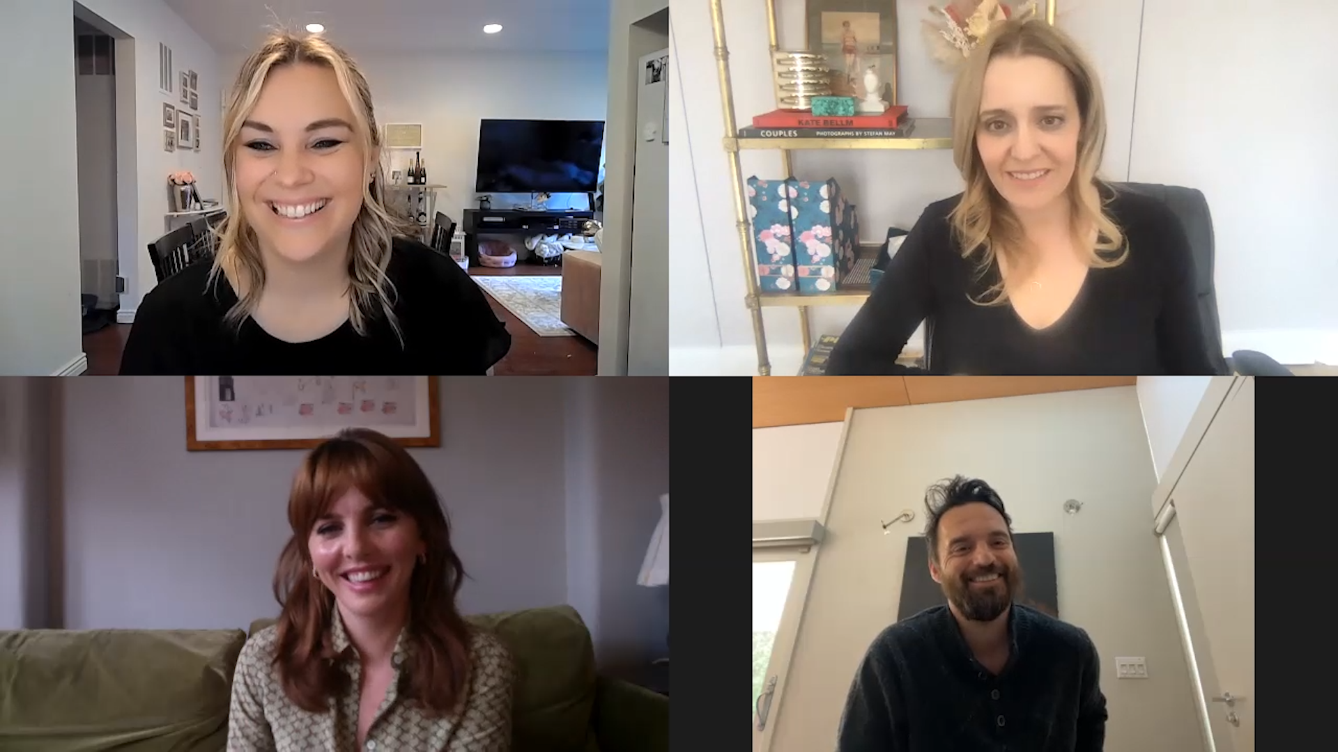 Minx with Creator &amp; Showrunner Ellen Rapoport and actors Ophelia Lovibond and Jake Johnson