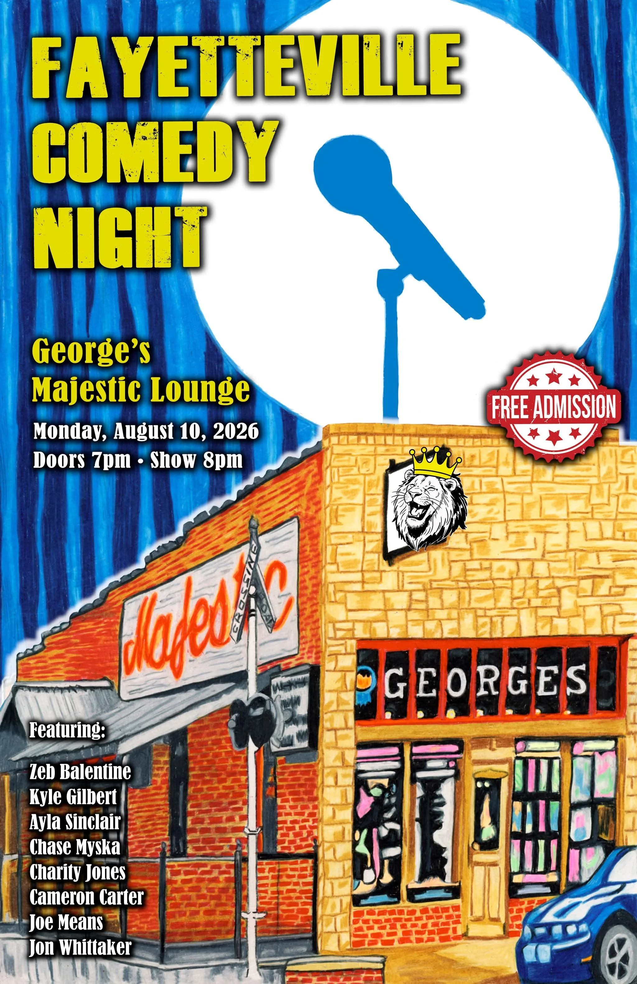 Fayetteville Comedy Night- Fayetteville, AR