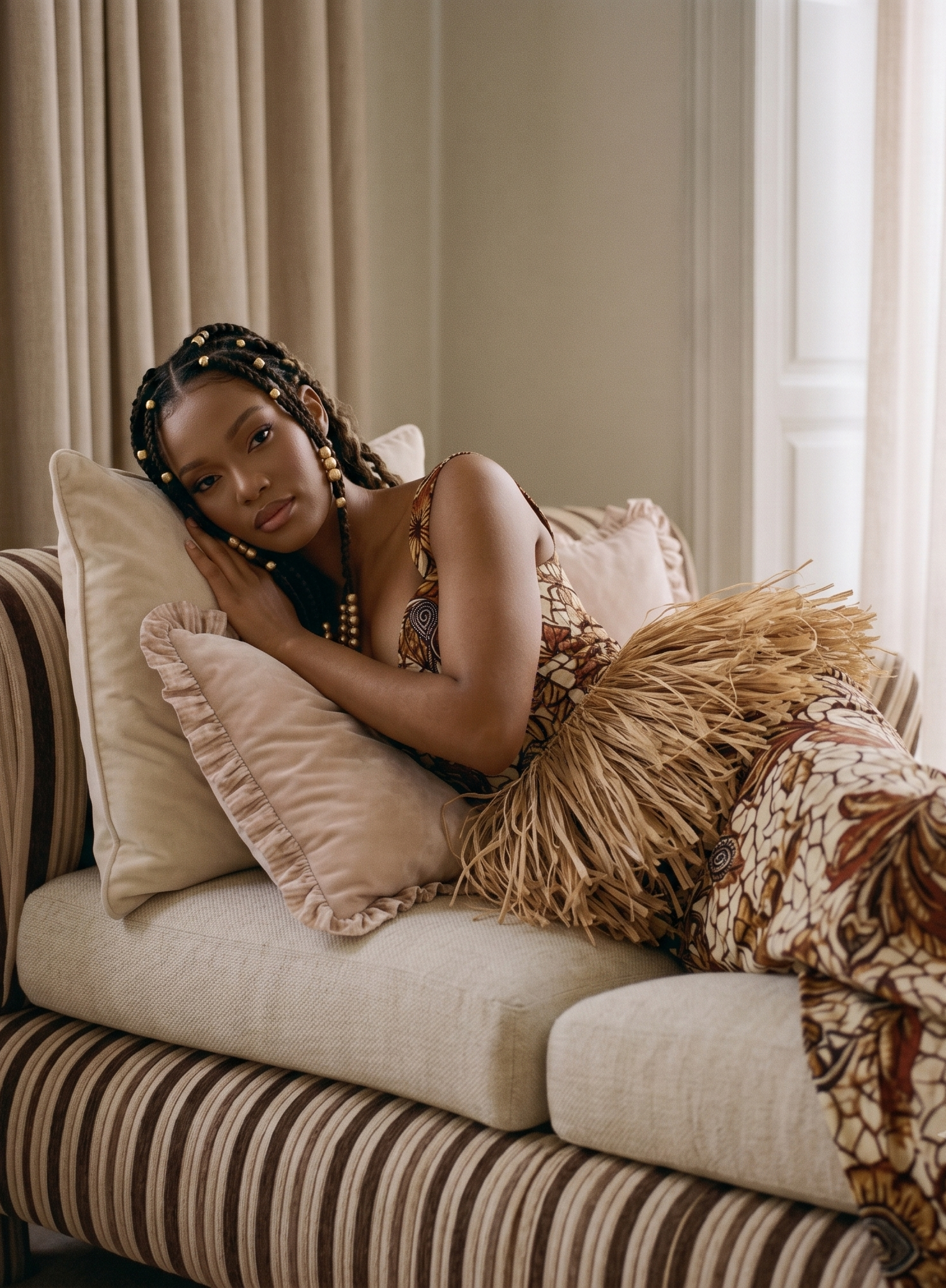 Ankara dress with straw.png