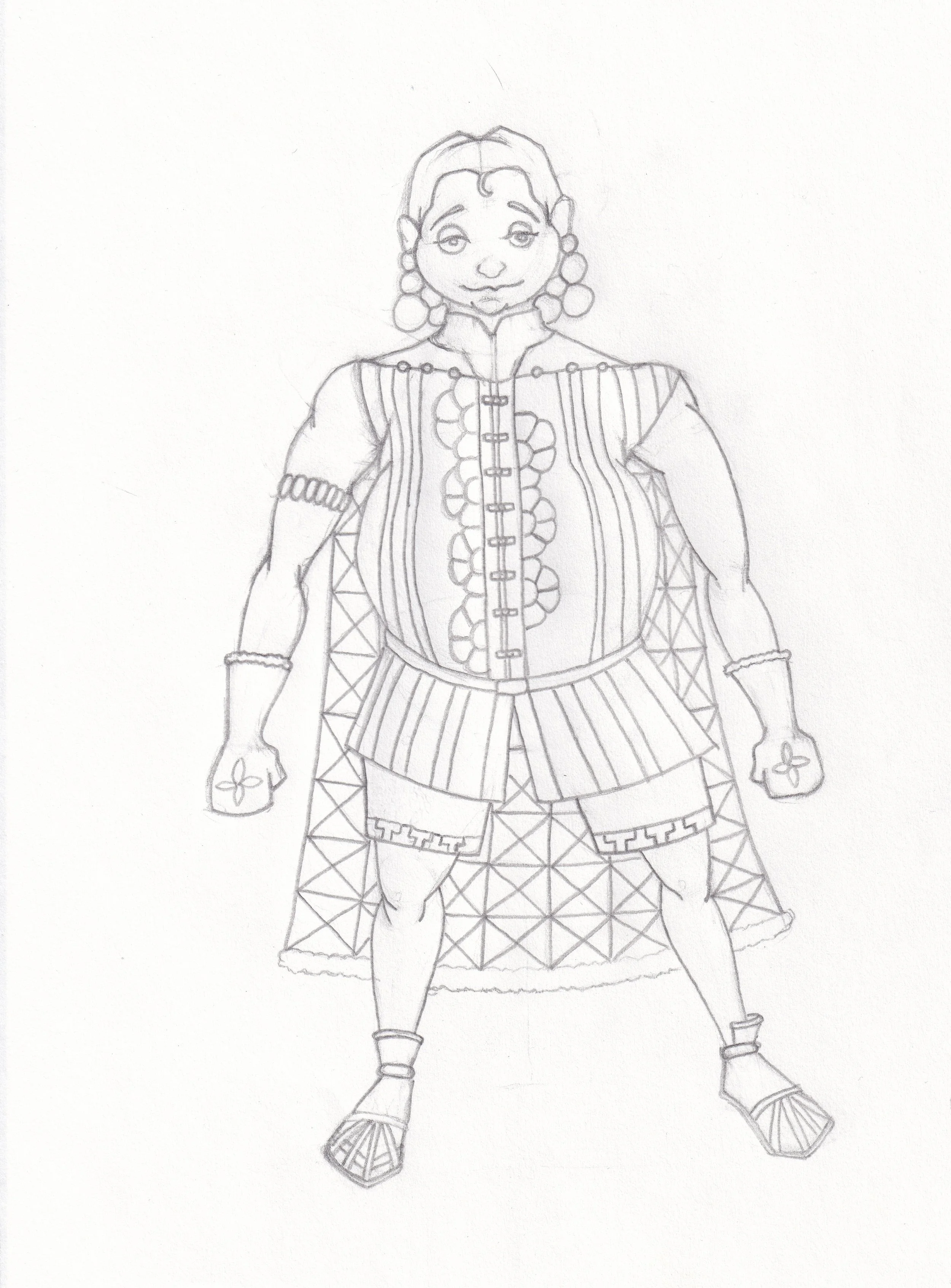 The King, 2025, Graphite Pencil on Paper
