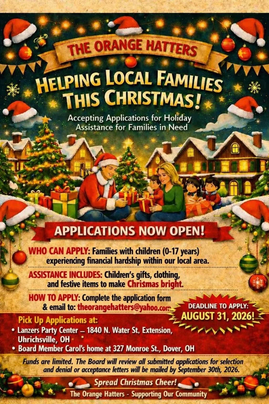 Need Holiday assistance?