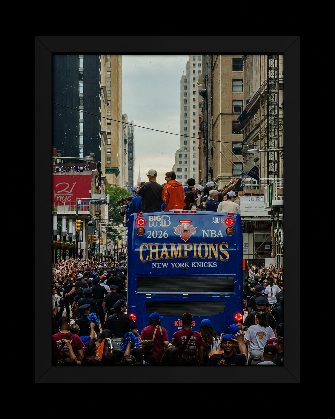 Champions Bus Print