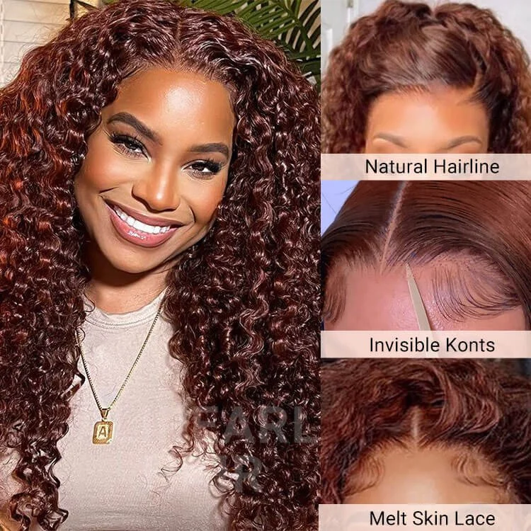 20 inch Chocolate Brown HD Lace Front Wig Human Hair