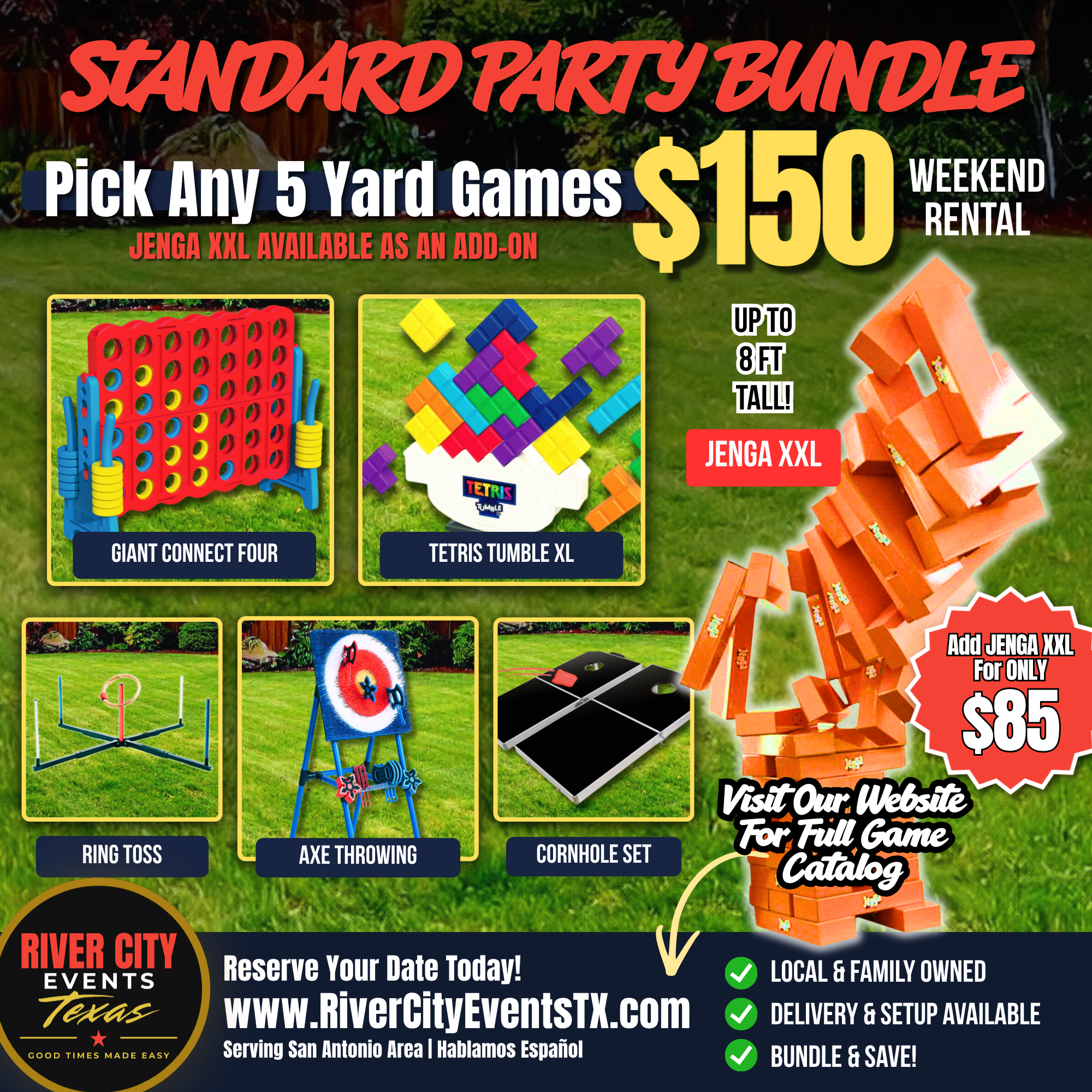 Standard Yard Game Party Bundle