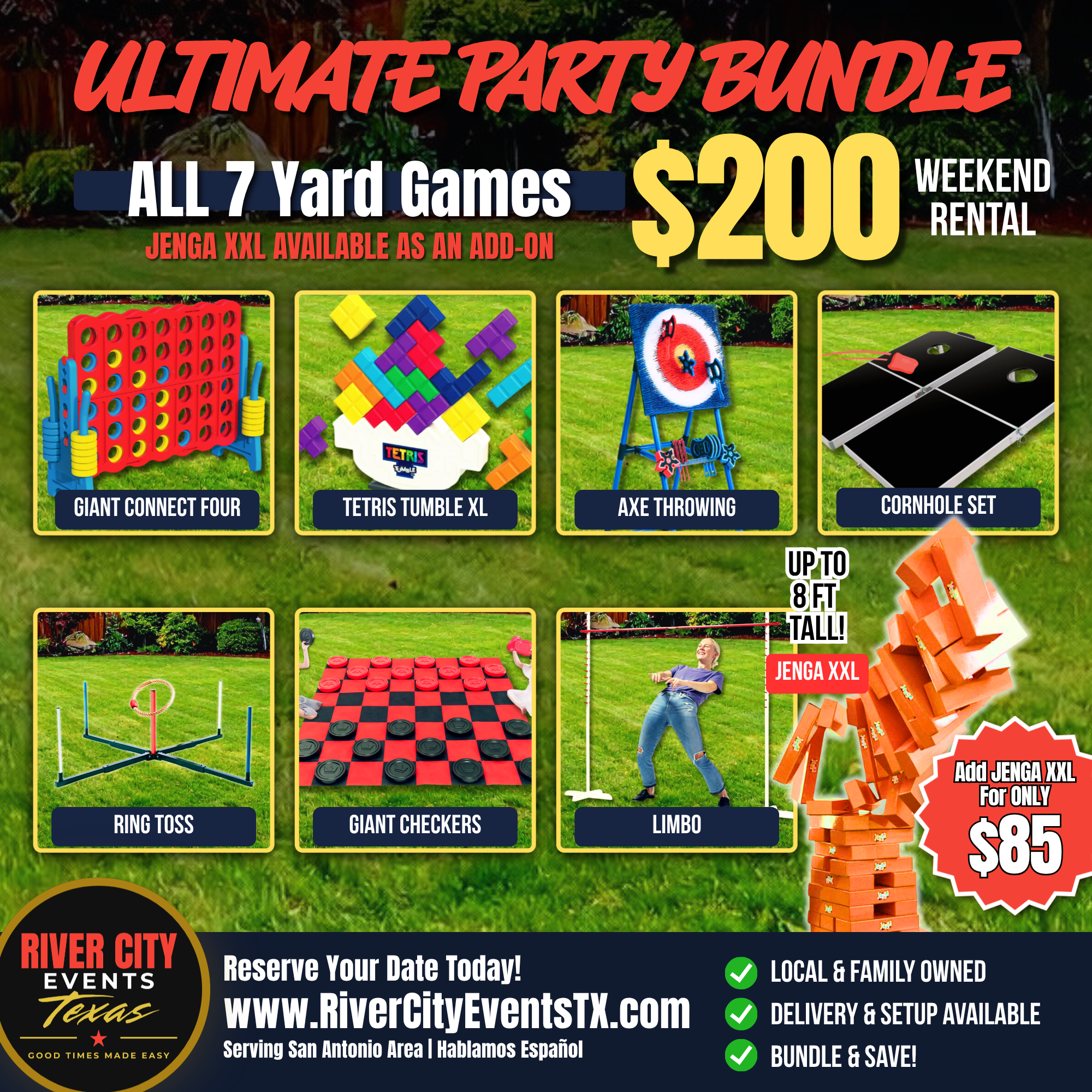 Ultimate Yard Game Party Bundle