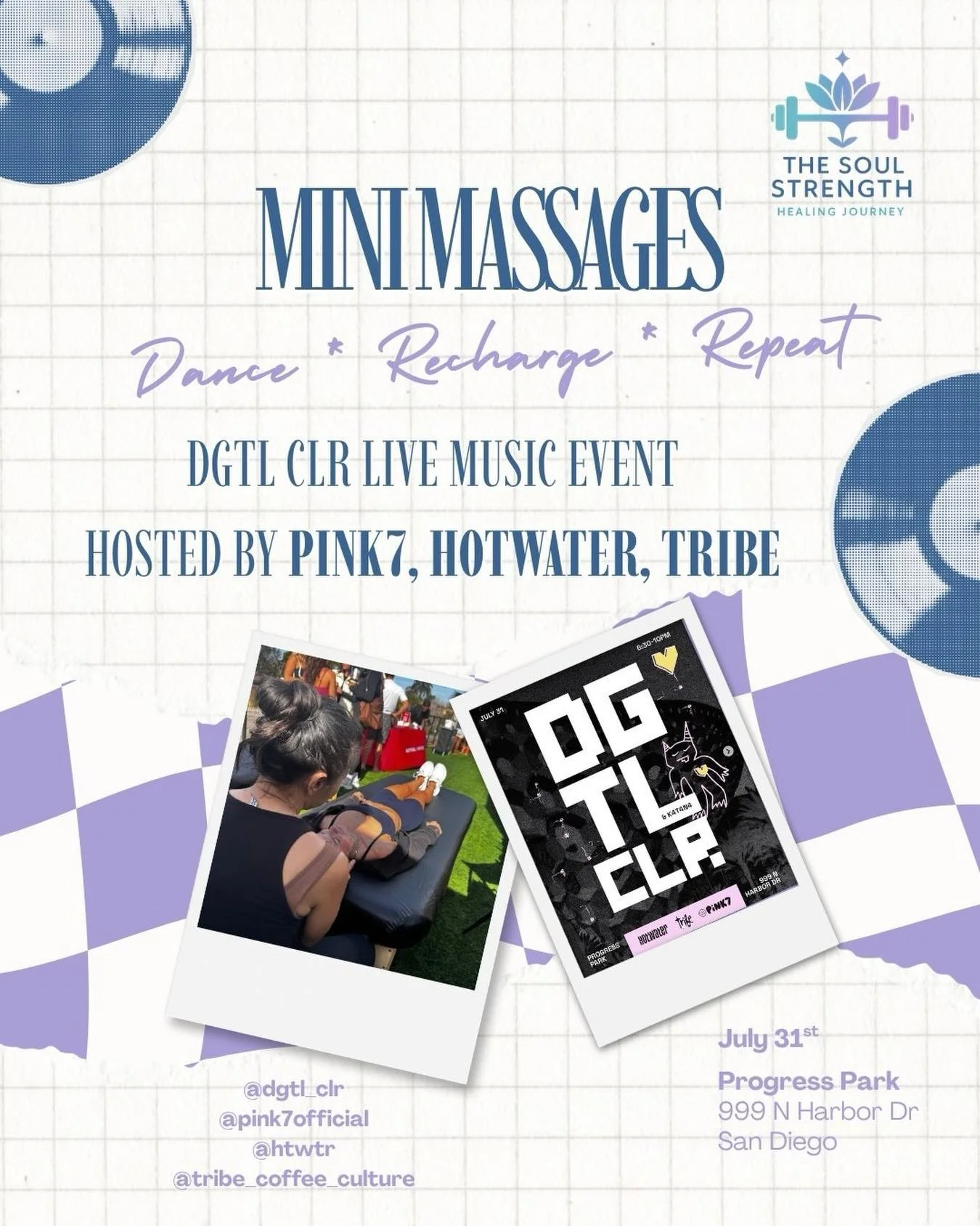 Music &bull; Movement &bull; Recovery 🎶🤍

This Friday 7/31, we&rsquo;re bringing The Soul Strength Healing Journey to one of San Diego&rsquo;s most unique alcohol-free community events.

While you&rsquo;re dancing, exploring the art, grabbing coffe