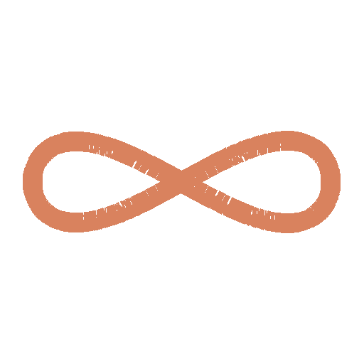 Infinity symbol representing LGBTQ+, poly, and kink-aware therapy.