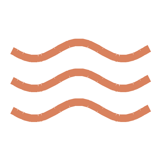 Wavy line icon representing trauma and PTSD.