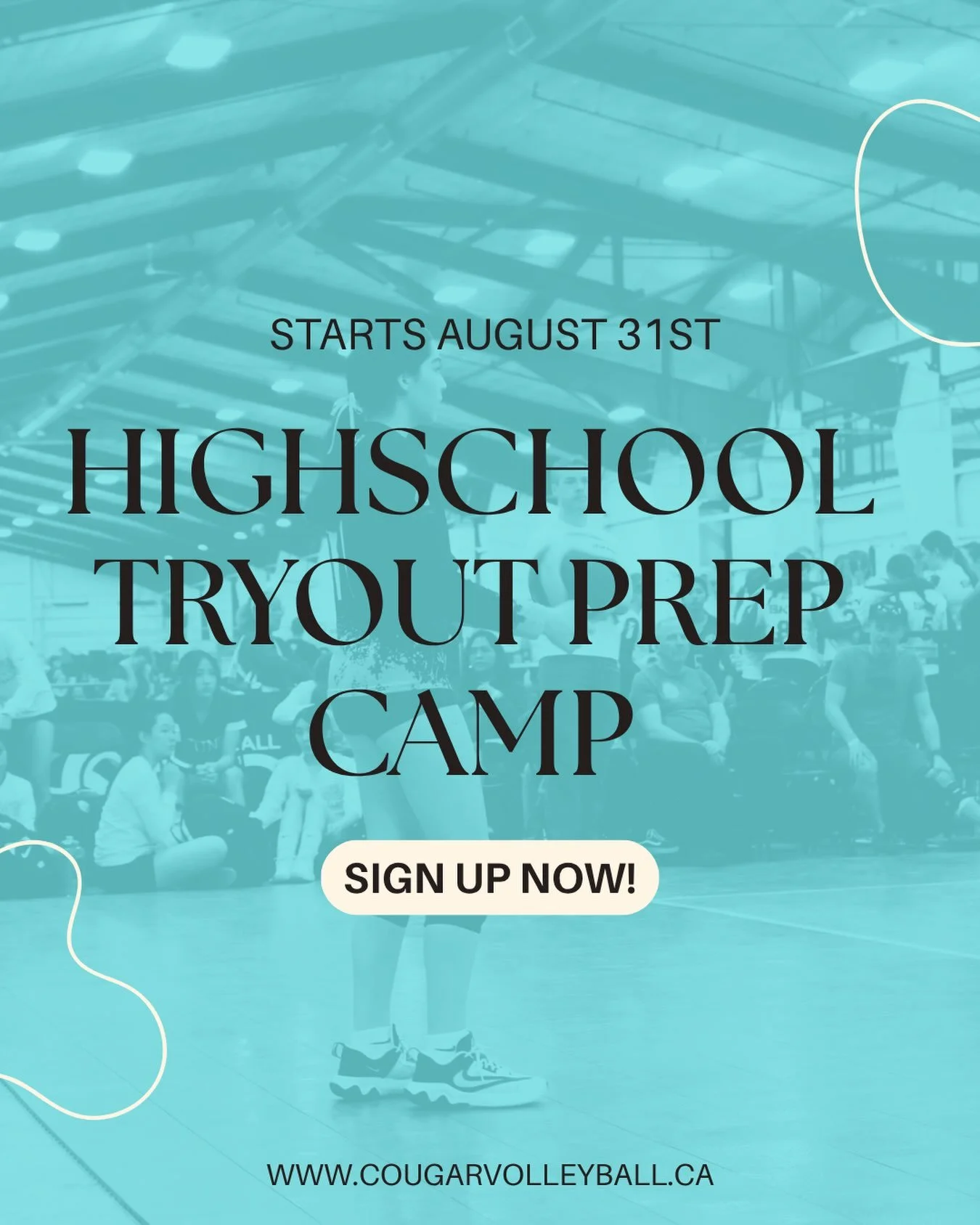 We are super excited about the start of the high school season and getting ready for club season! We would love for you to join us the week of August 31st for a high school tryout prep camp. If this is something you are interested in, check out our w