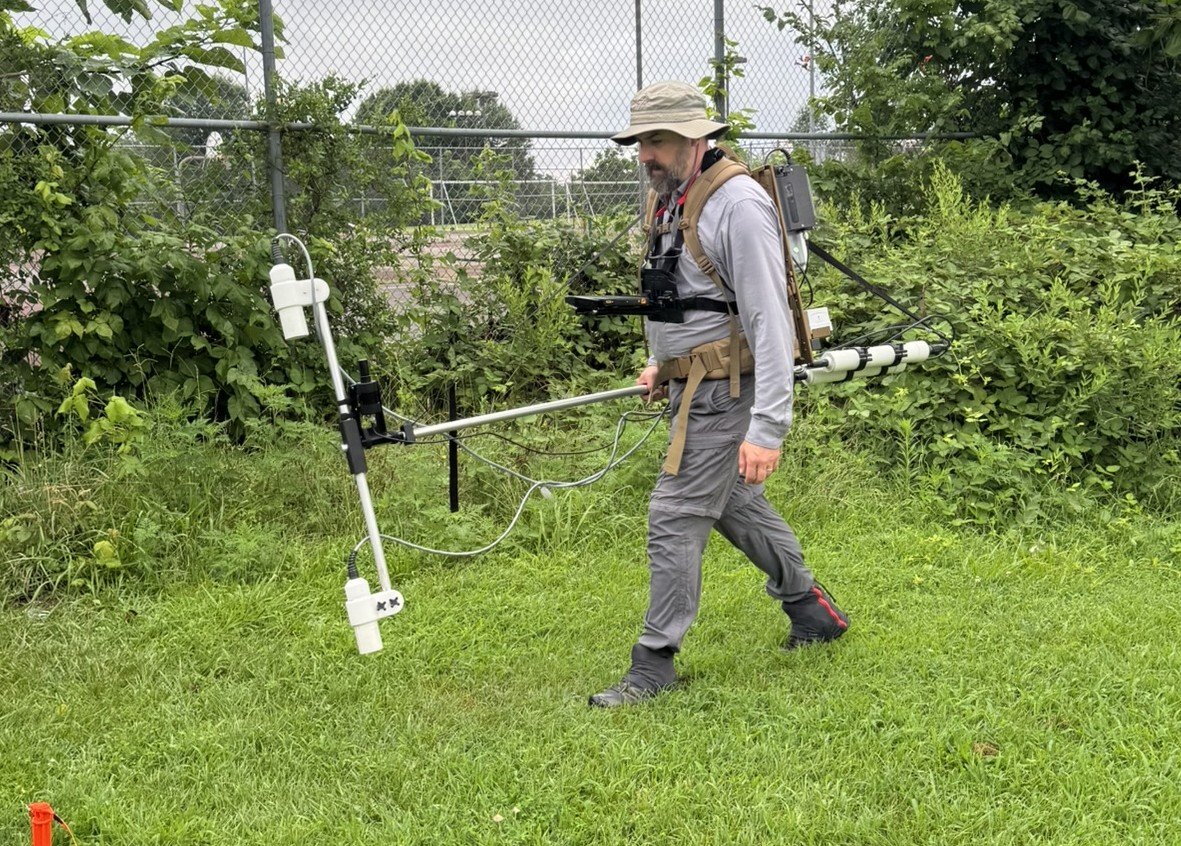 Magnetometry survey for archaeological geophysics