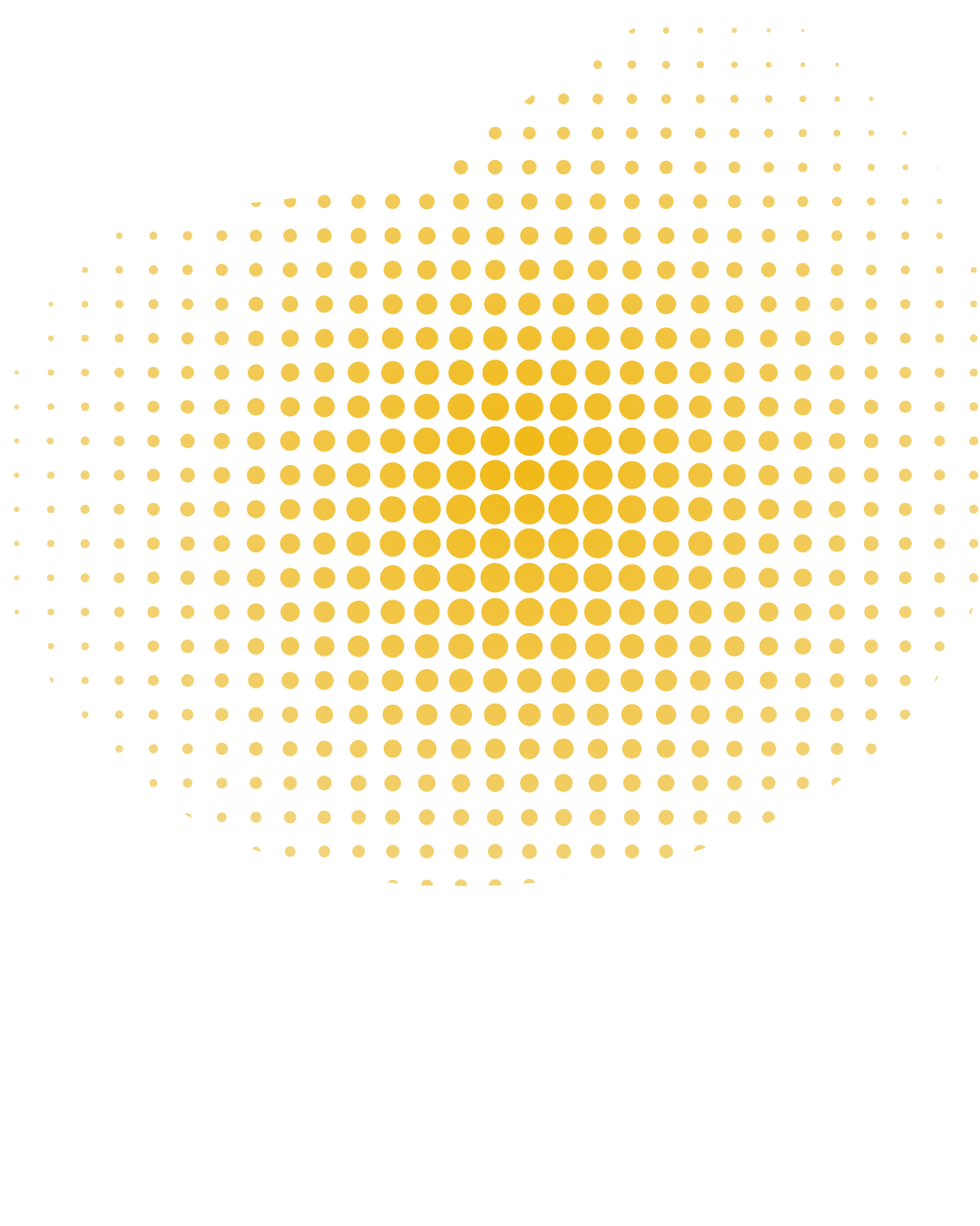 Blurred gold-colored decorative circle.