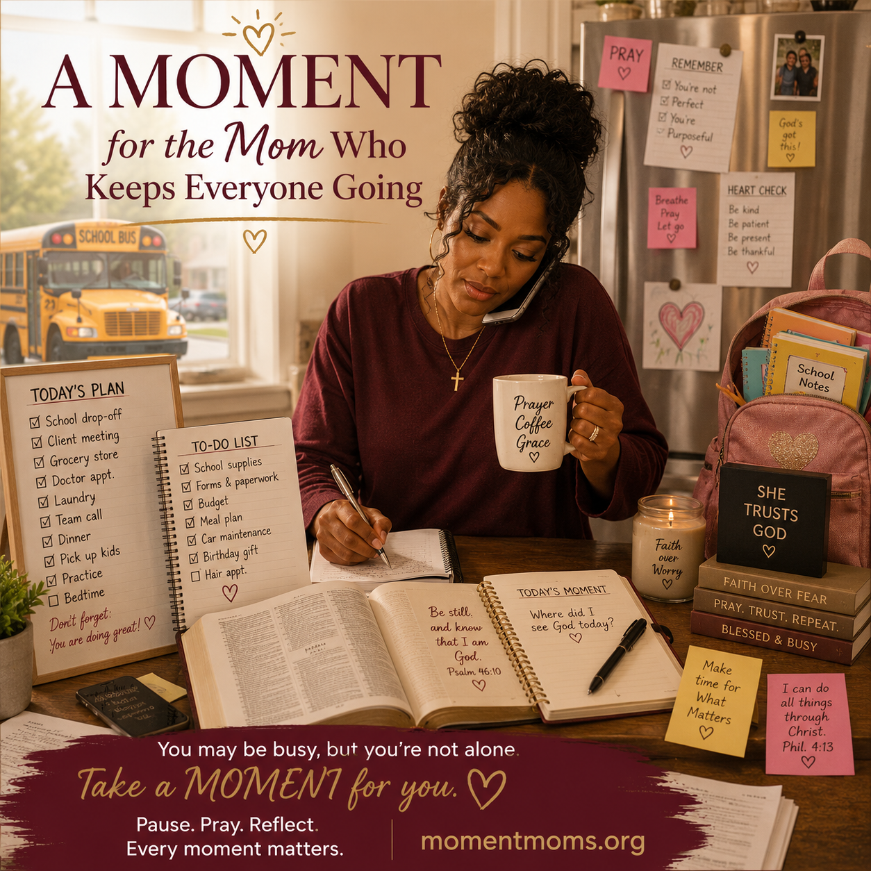 🌸 A MOMENT for the Mom Who Keeps Everyone Going
