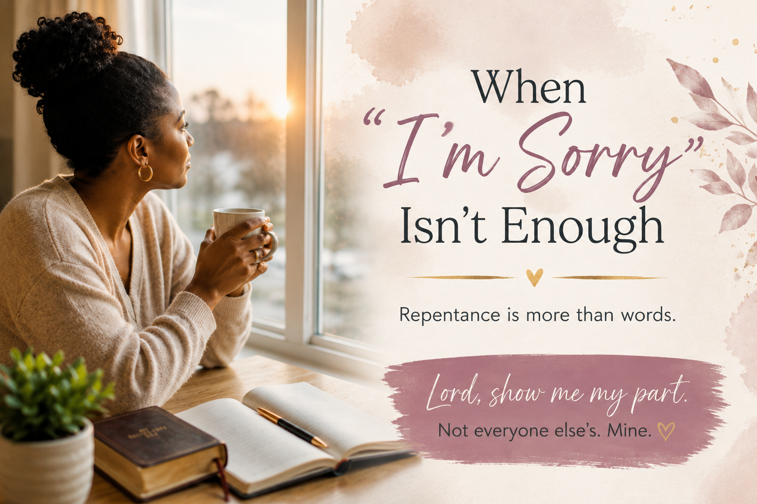 🌸 A MOMENT When “I’m Sorry” Isn’t Enough