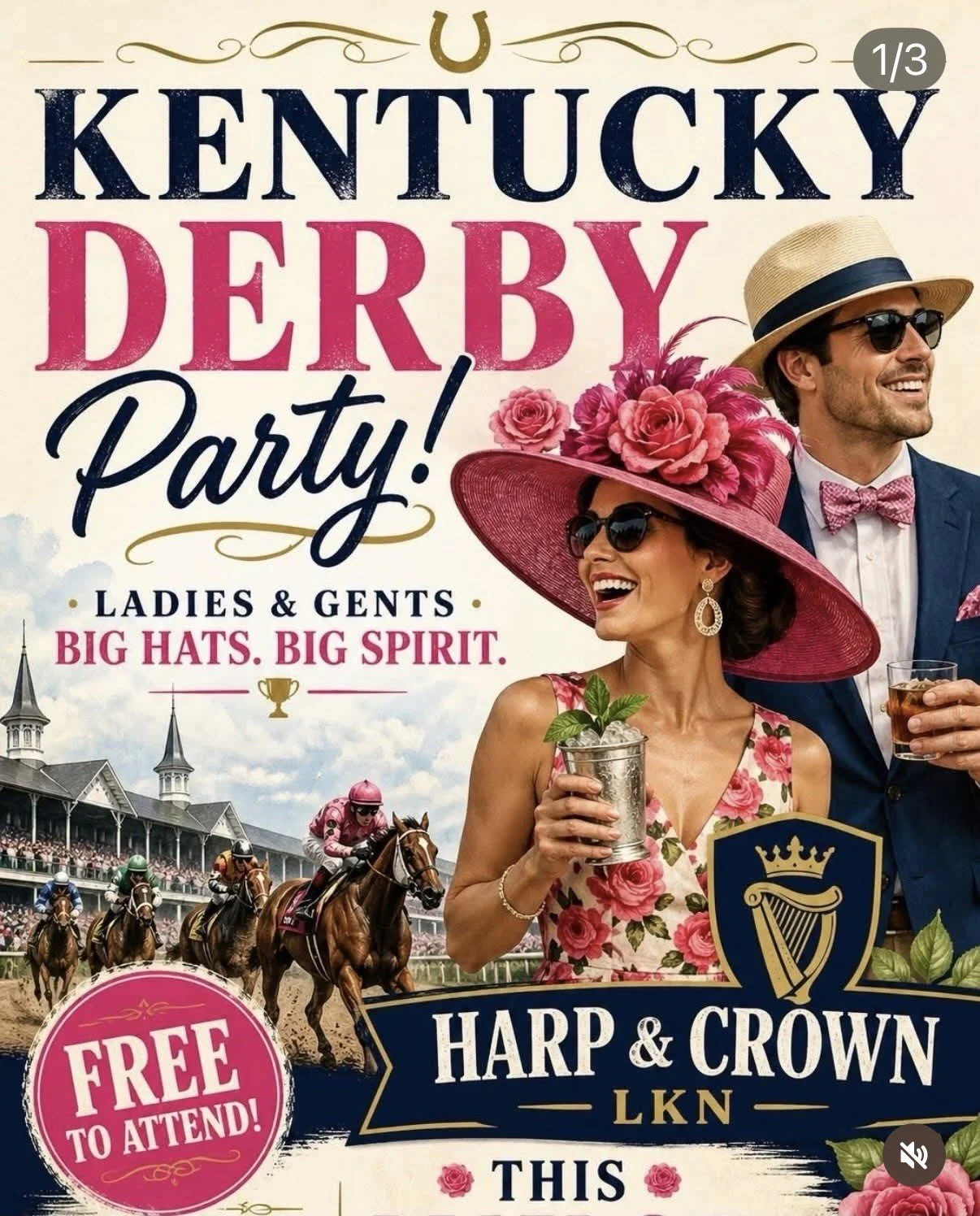 Kentucky Derby - Harp & Crown