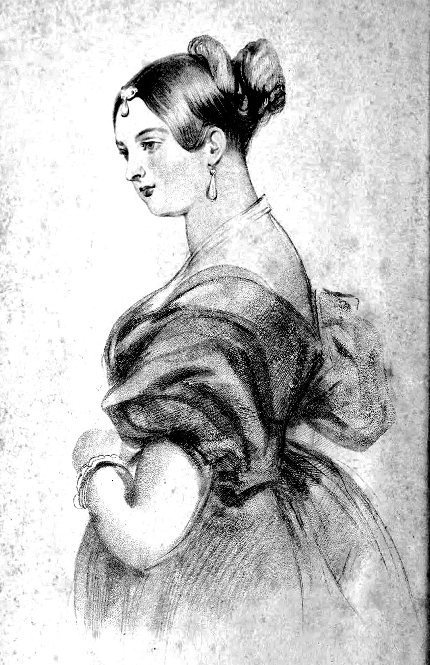 Drawing of Lady Blessington.