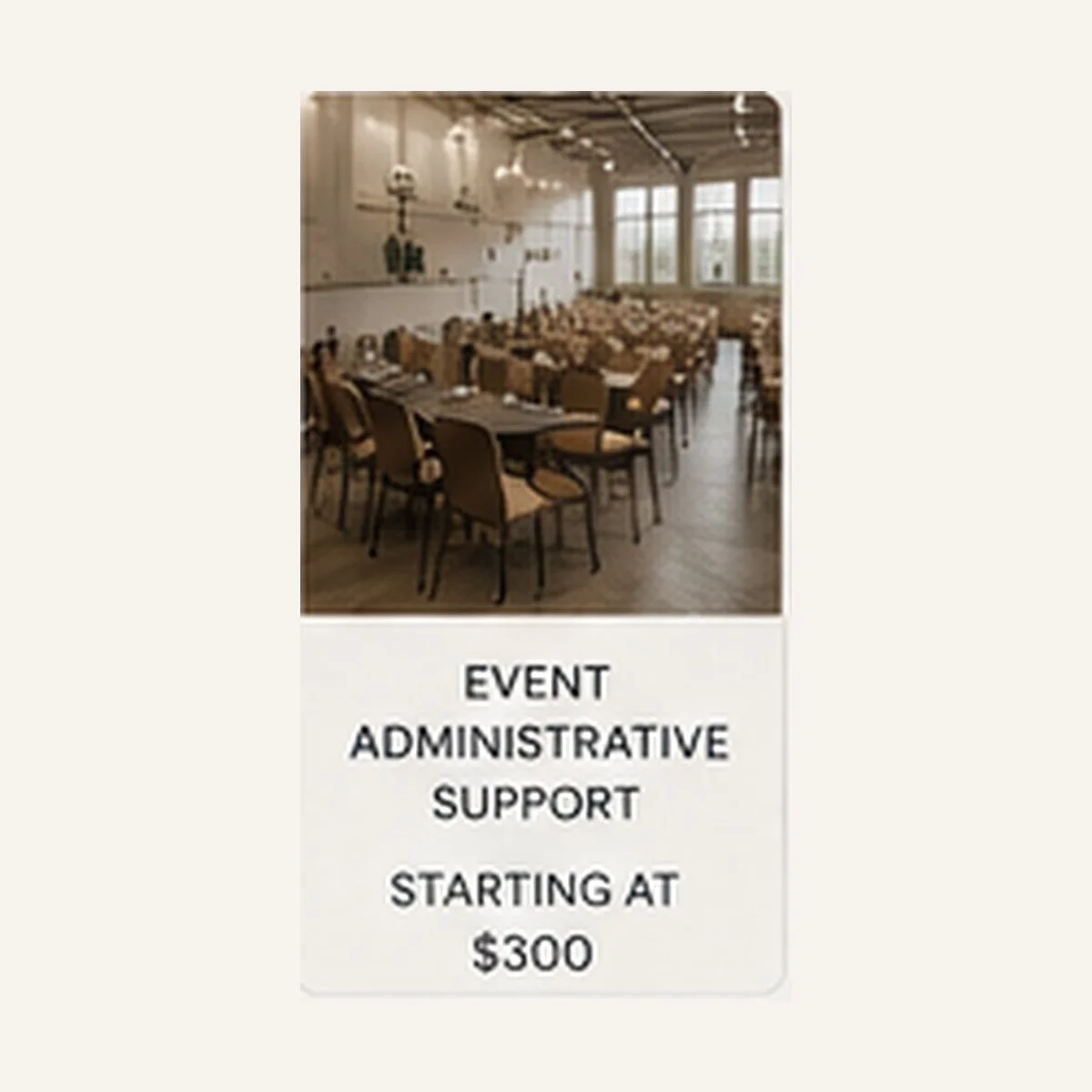 Event Administrative Support
