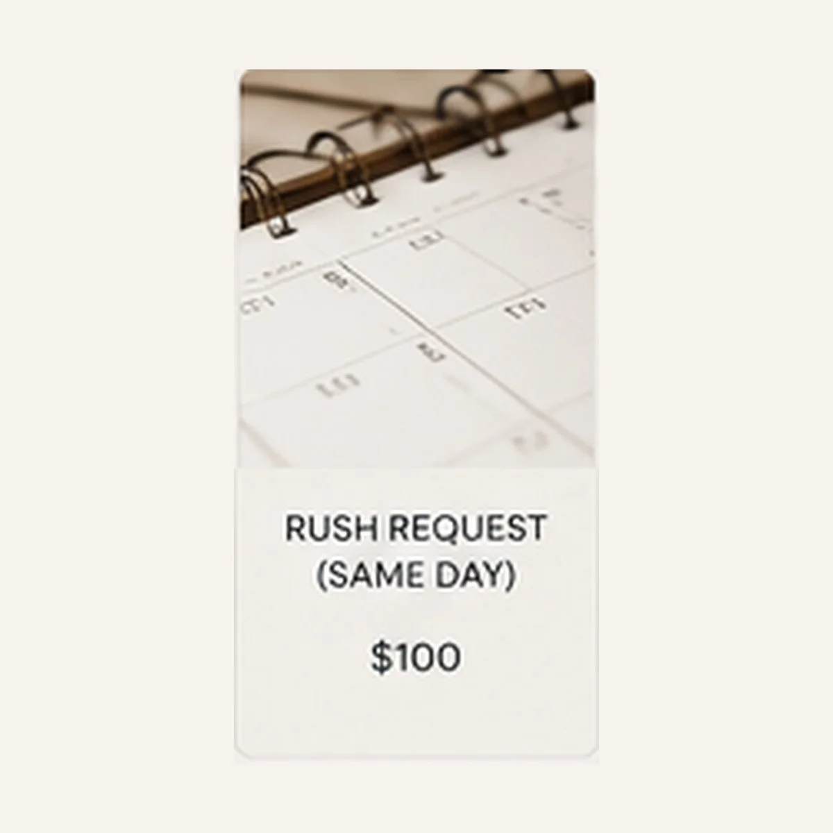 Rush Request
