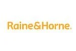 Raine & Horne logo in yellow and white