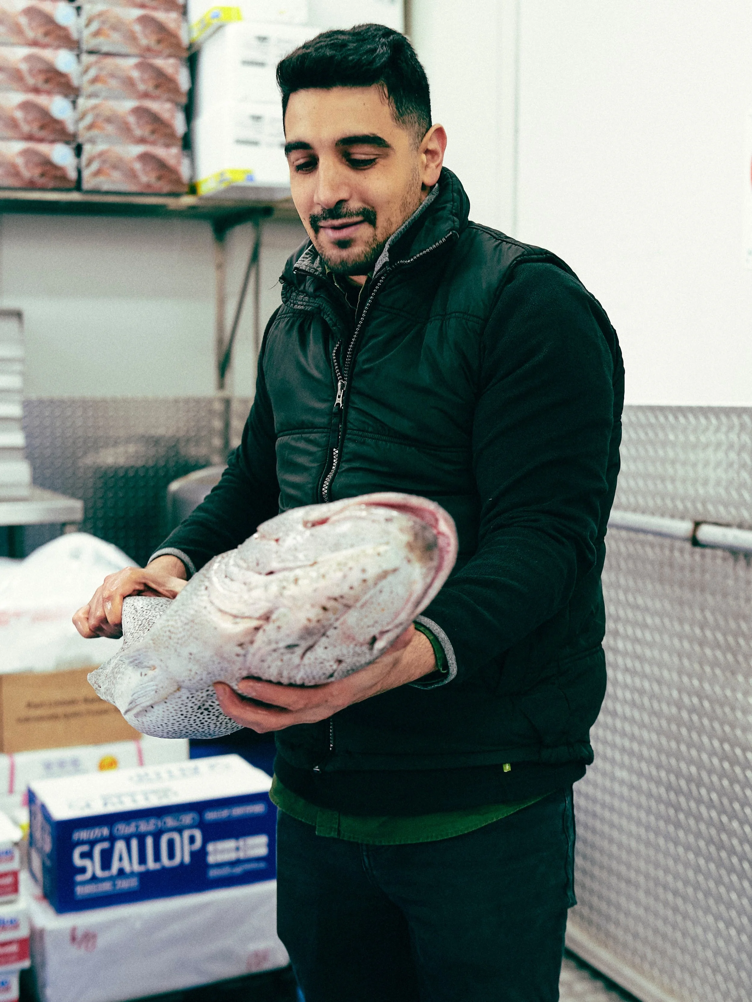 The reality of the fish game.

People see the fish in the window, the finished plate at a restaurant or the nice part of working with incredible produce.

What they don&rsquo;t see is everything happening behind it.

Early mornings. Finding stock. Ta