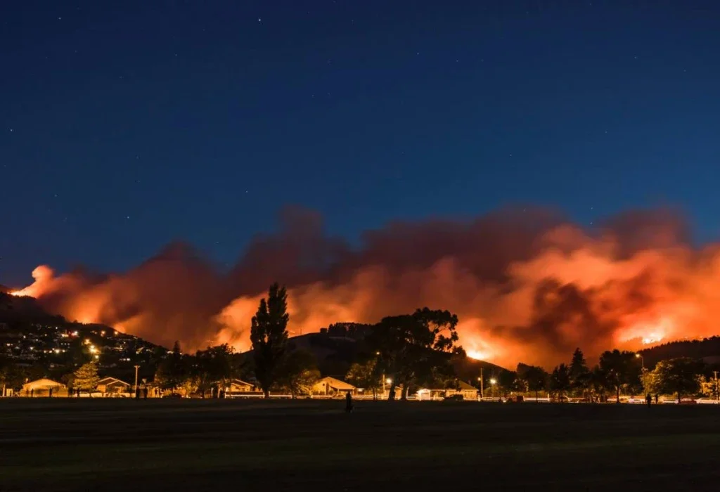 Port Hills Fire Christchurch
