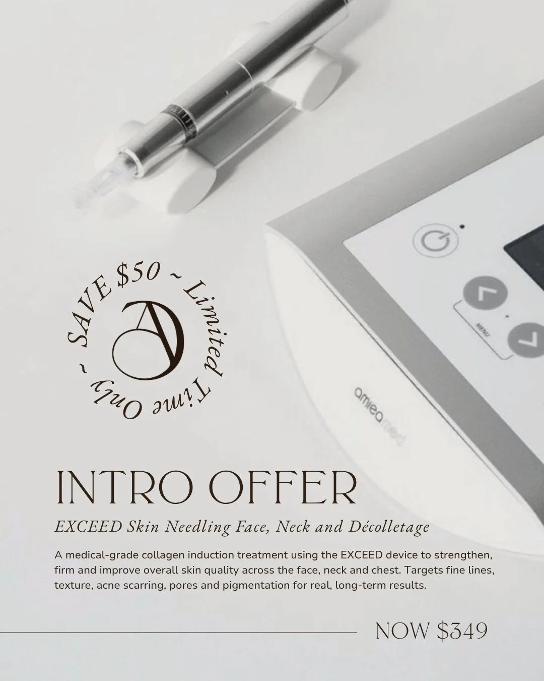 Skin Needling is one of those treatments where the goal isn&rsquo;t to change your skin overnight, it&rsquo;s to encourage your skin to work better over time ⏳ ⁠
Using the medical-grade EXCEED device, we create controlled micro-injuries in the skin t