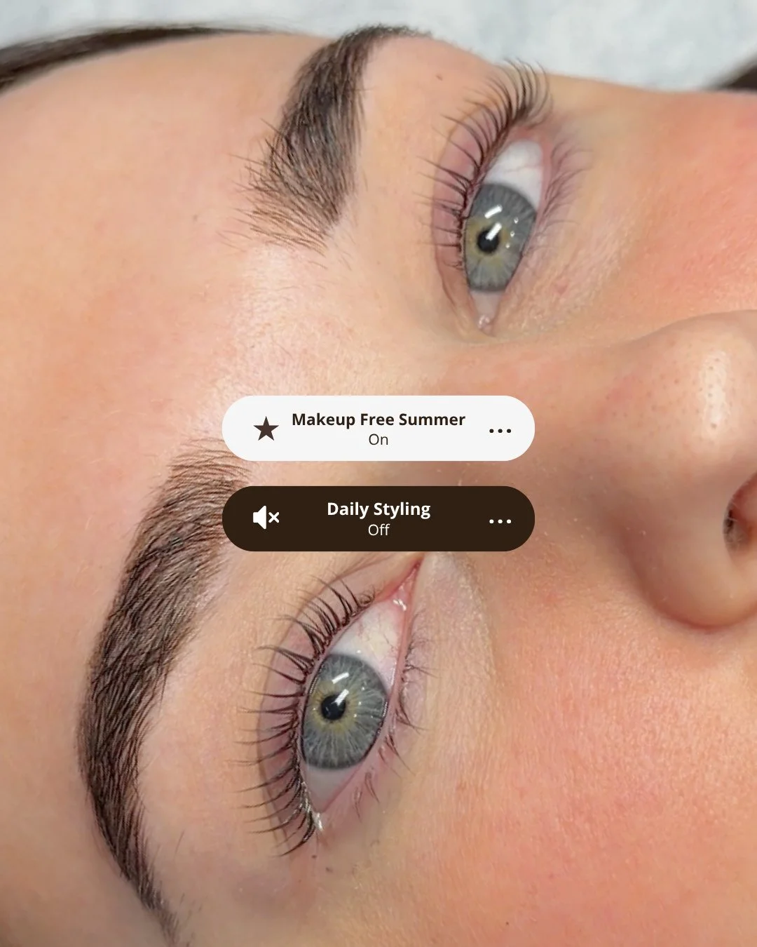 It may sound a little backwards, but being a little high maintenance actually makes you more low maintenance...⁠
⁠
How? Well, that 1-hour appointment every month gives you back a little bit of time each day that you'd usually spend styling your brows
